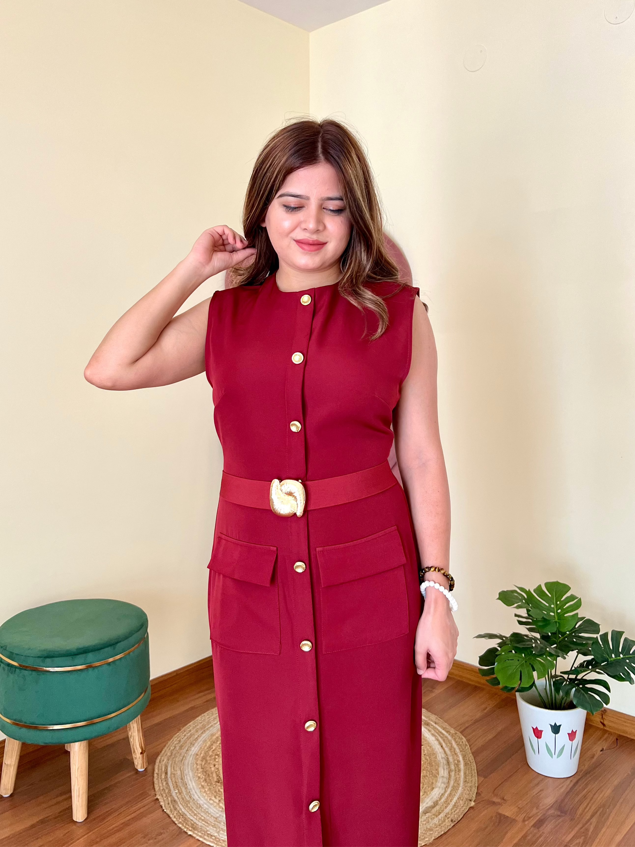 VELAR MIDI DRESS