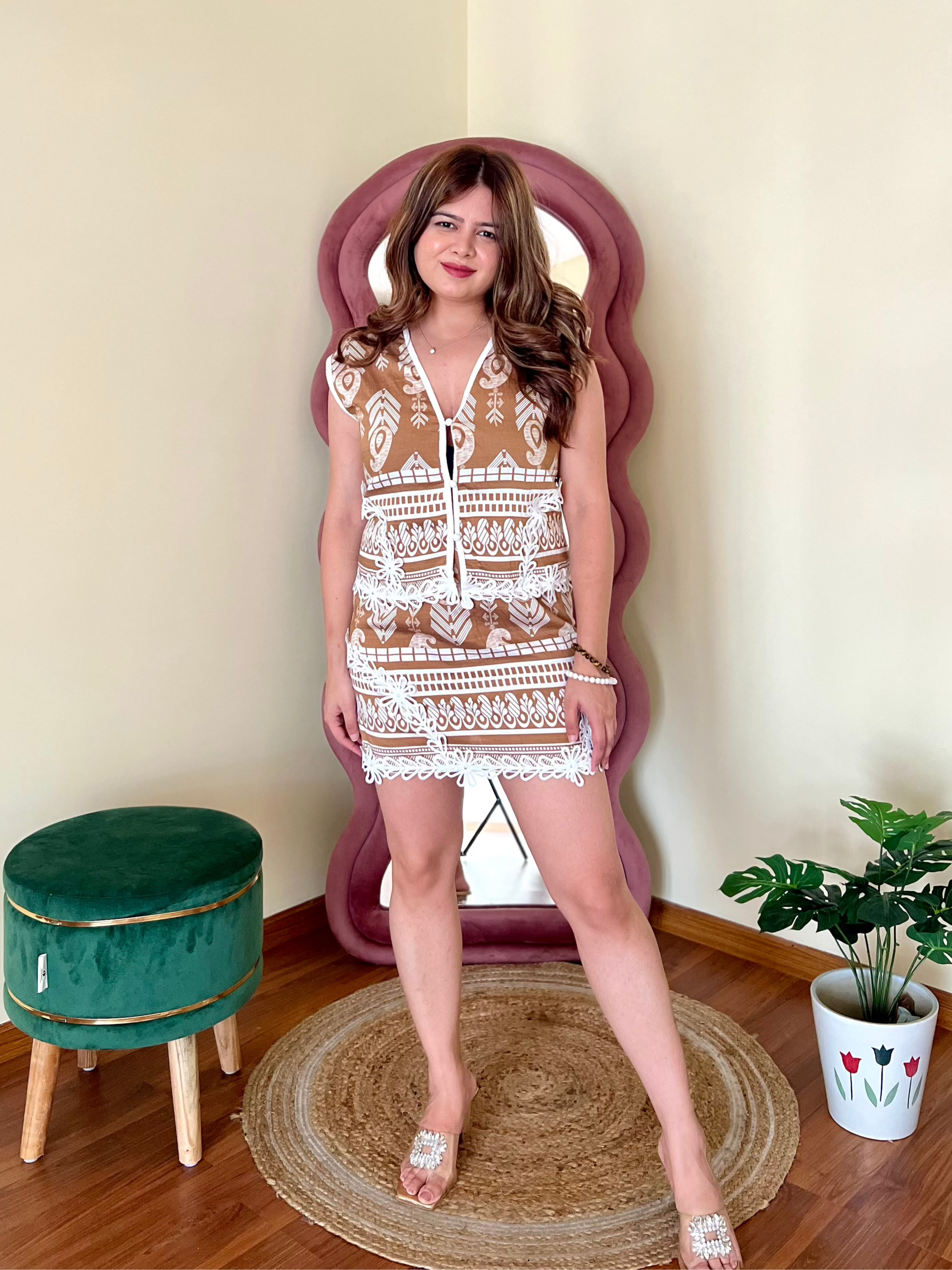 GLEN SKIRT SET