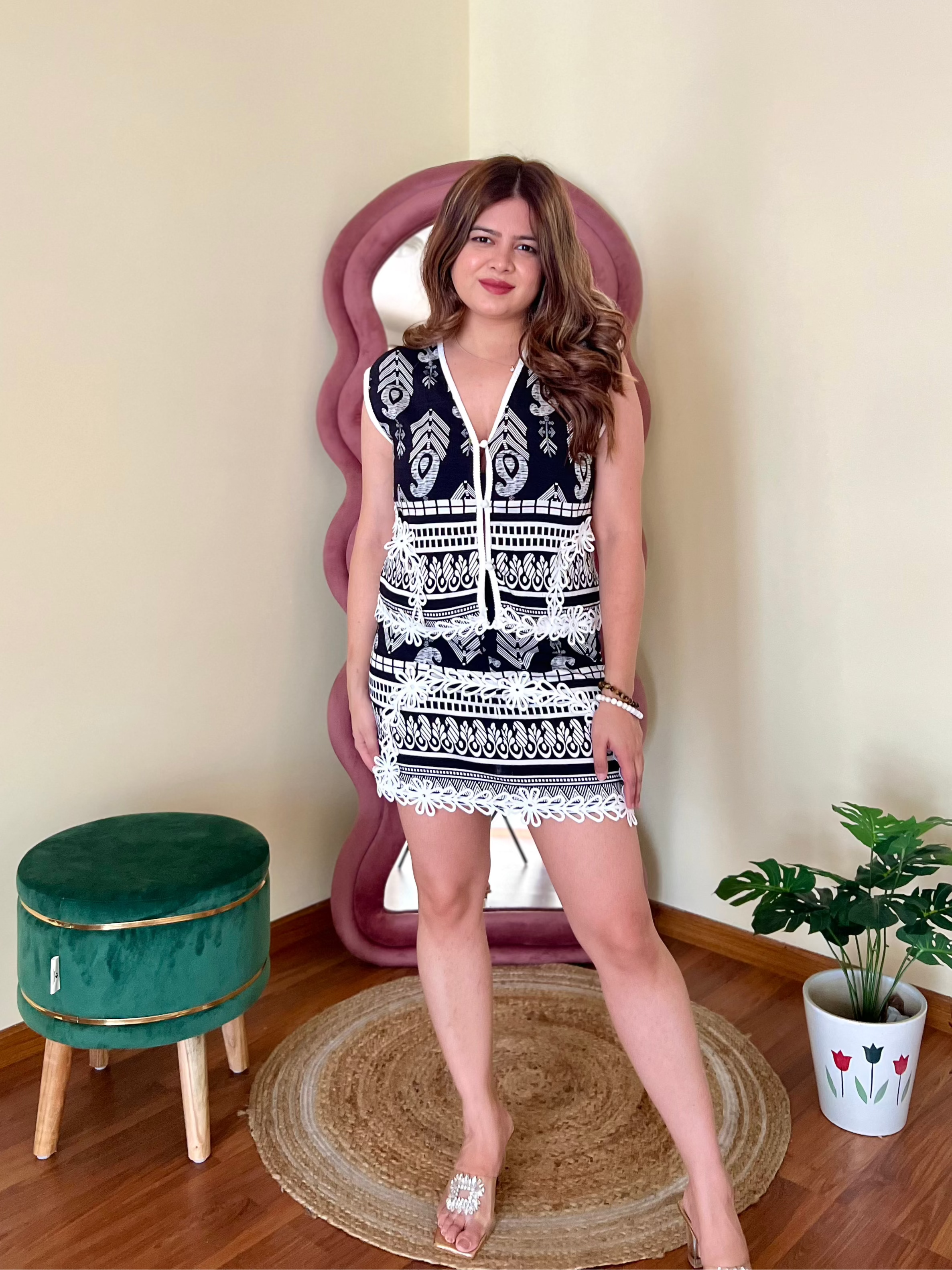 GLEN SKIRT SET