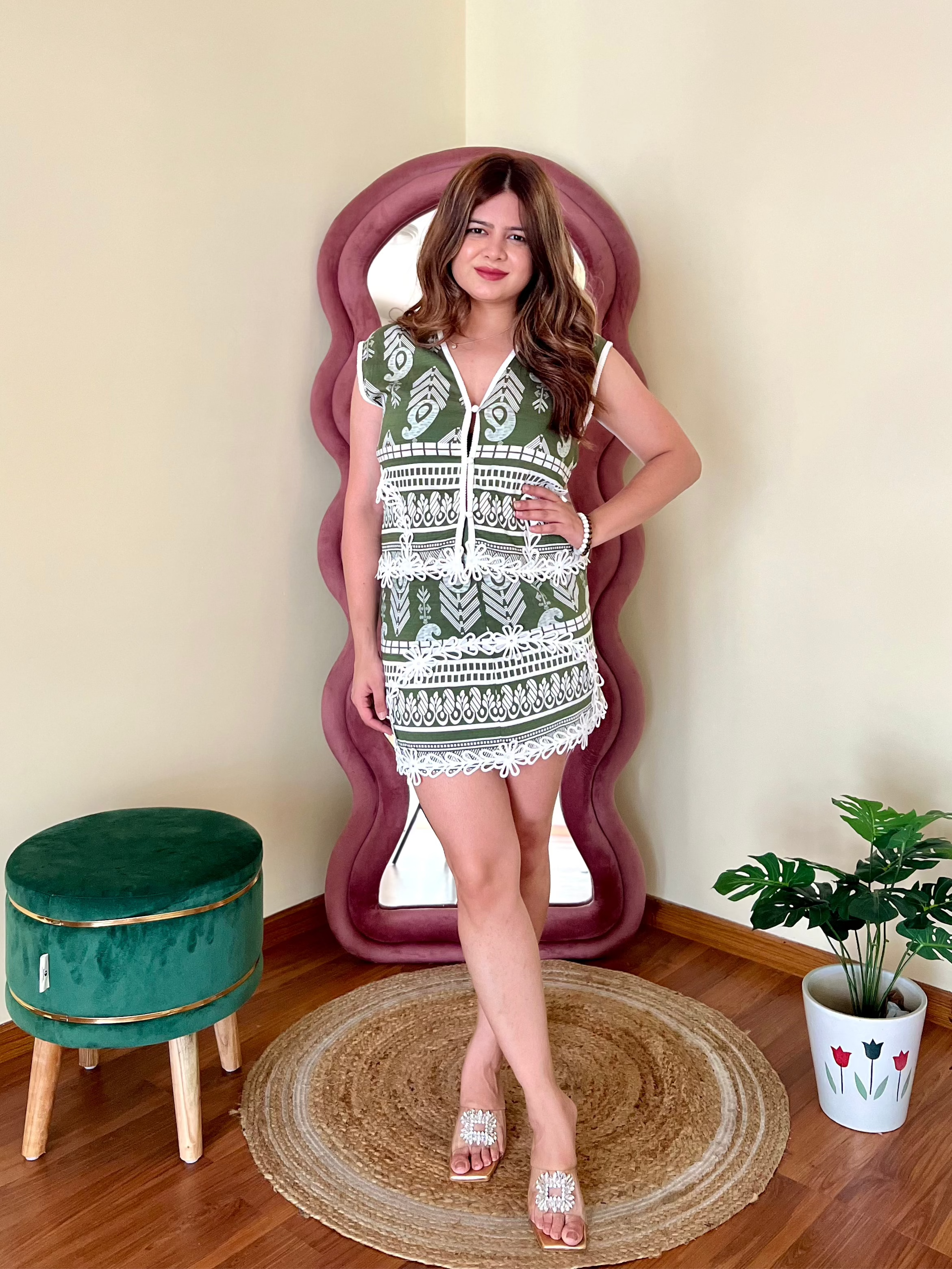 GLEN SKIRT SET
