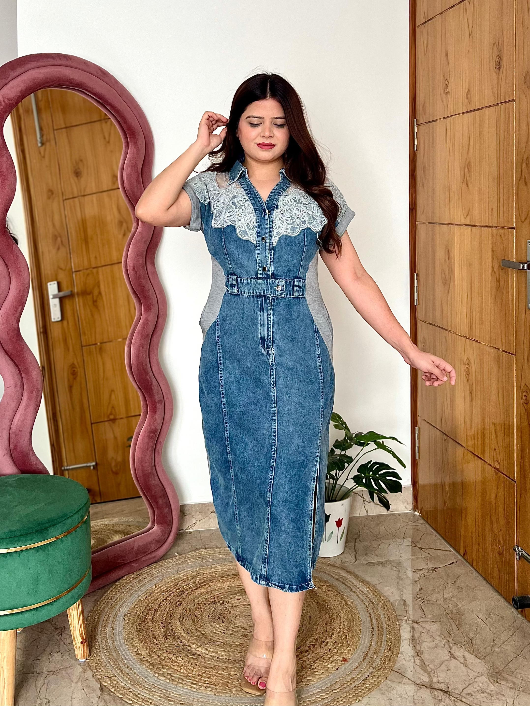 LESTER DENIM DRESS