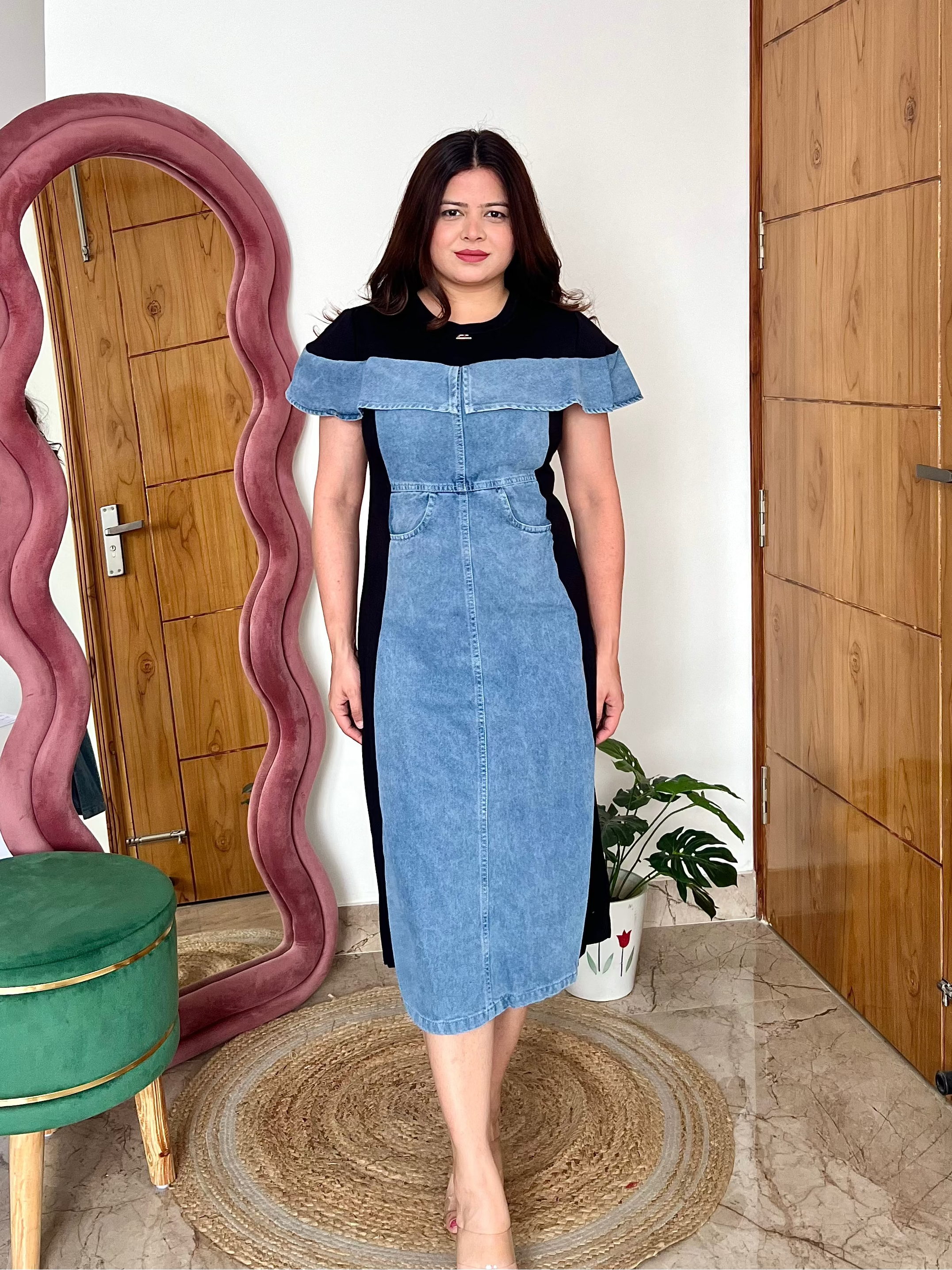 EMAMI DENIM DRESS