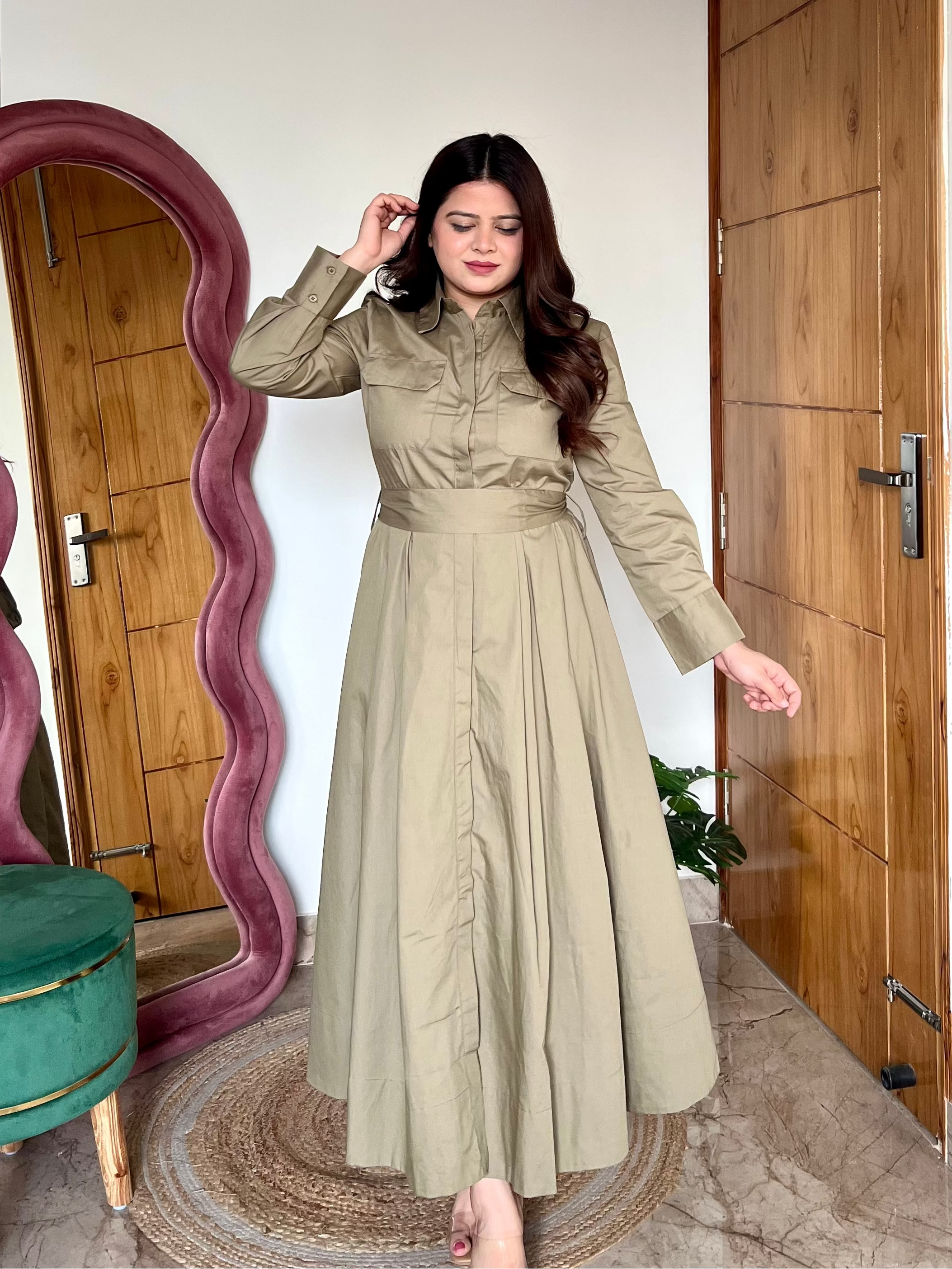 TWYLA BELTED DRESS