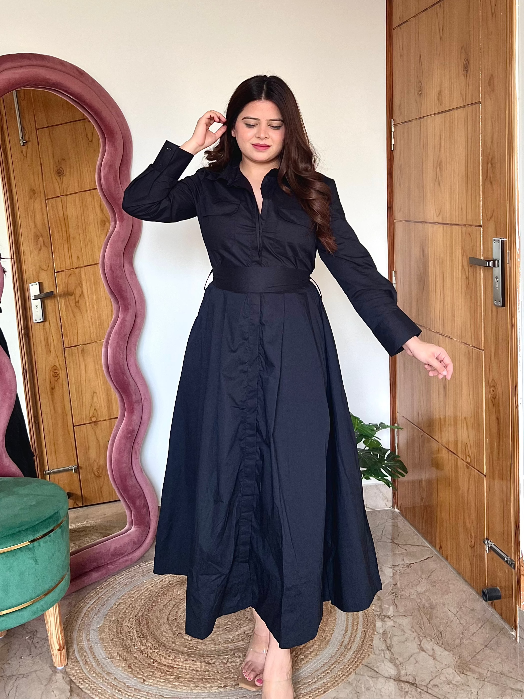 TWYLA BELTED DRESS