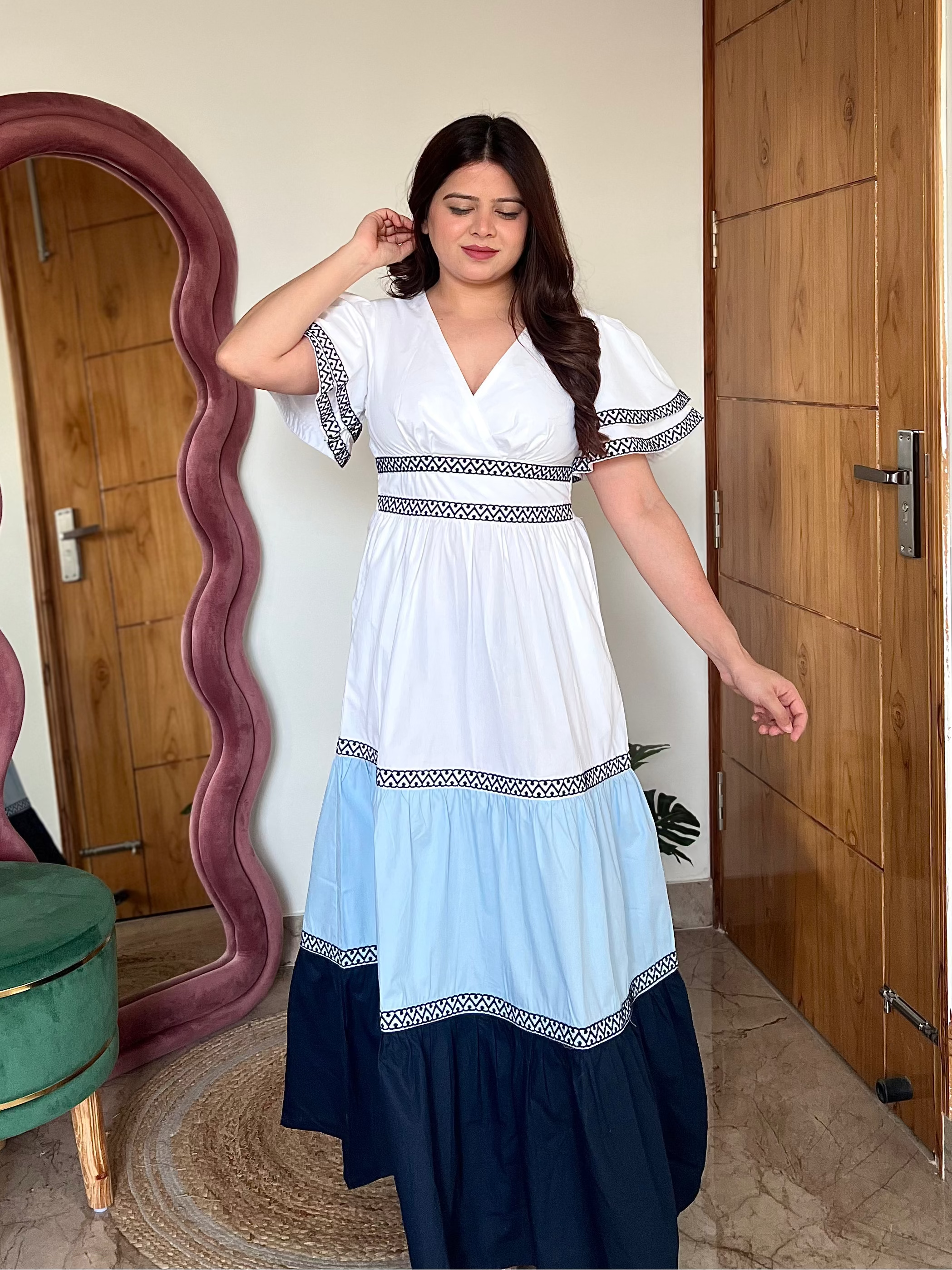 GILLIAN TIERED DRESS