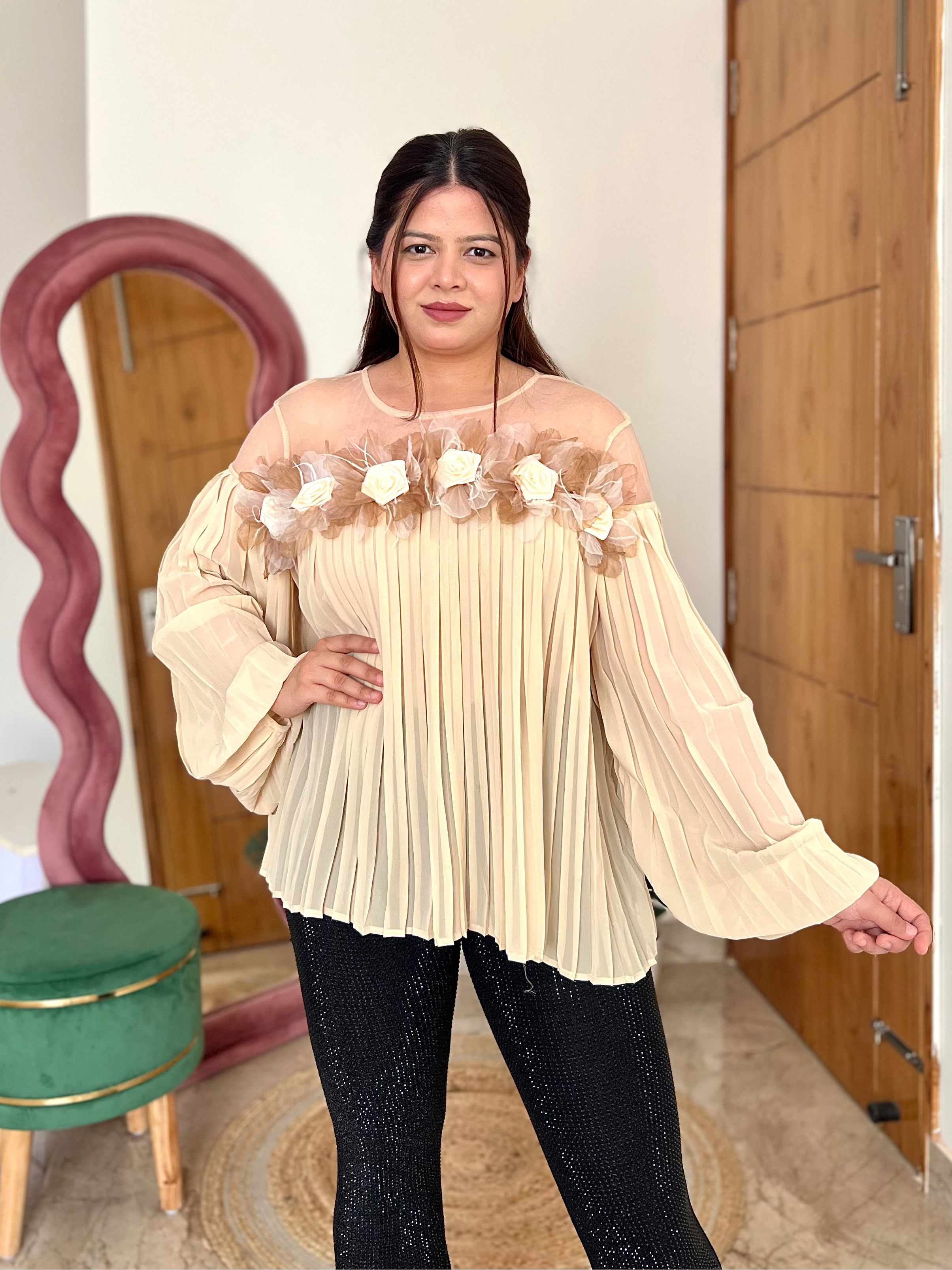 WENDIE MESH TOP