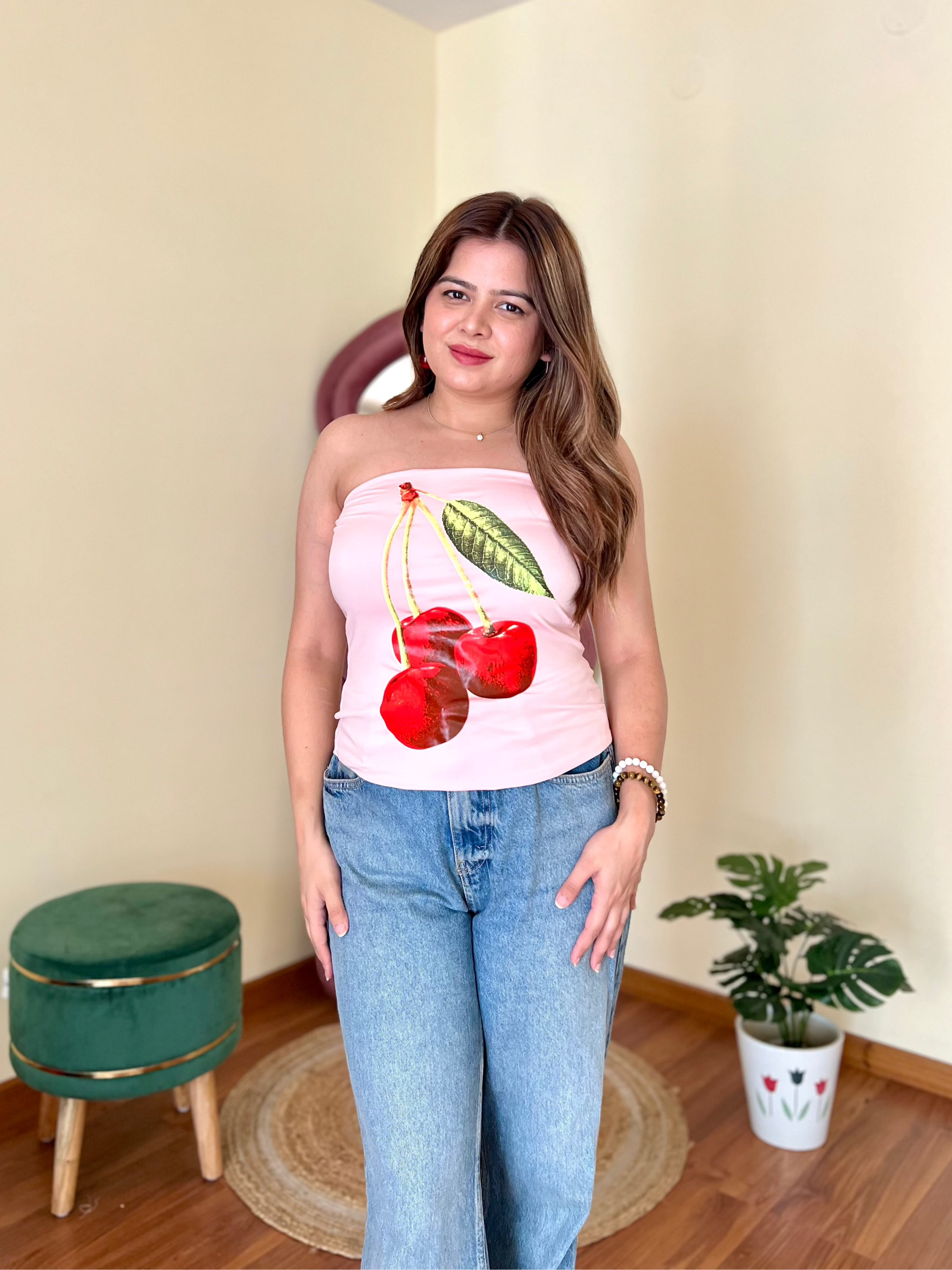 CHEEKY CHERRY TOP