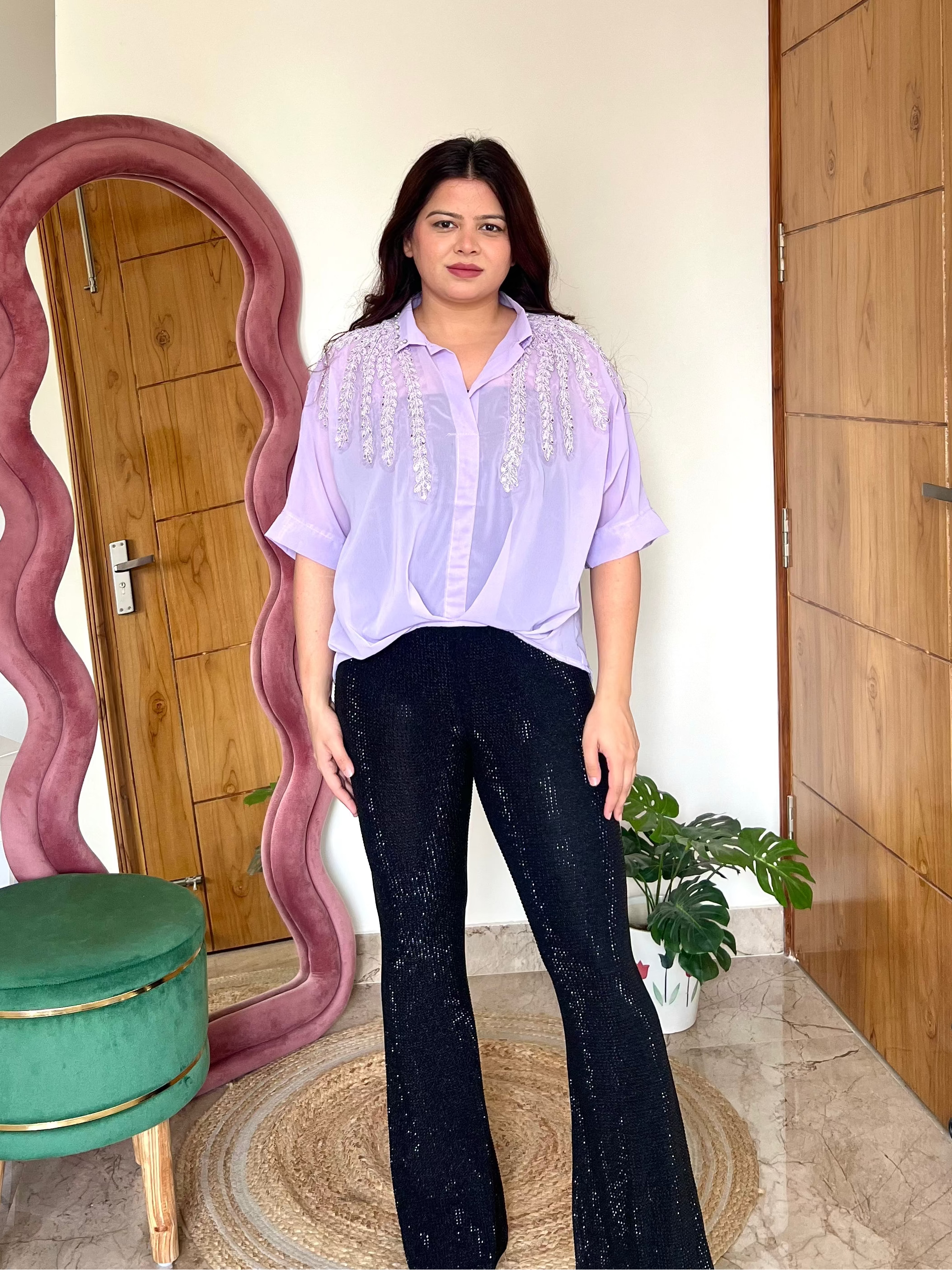 CORA EMBROIDERED TOP