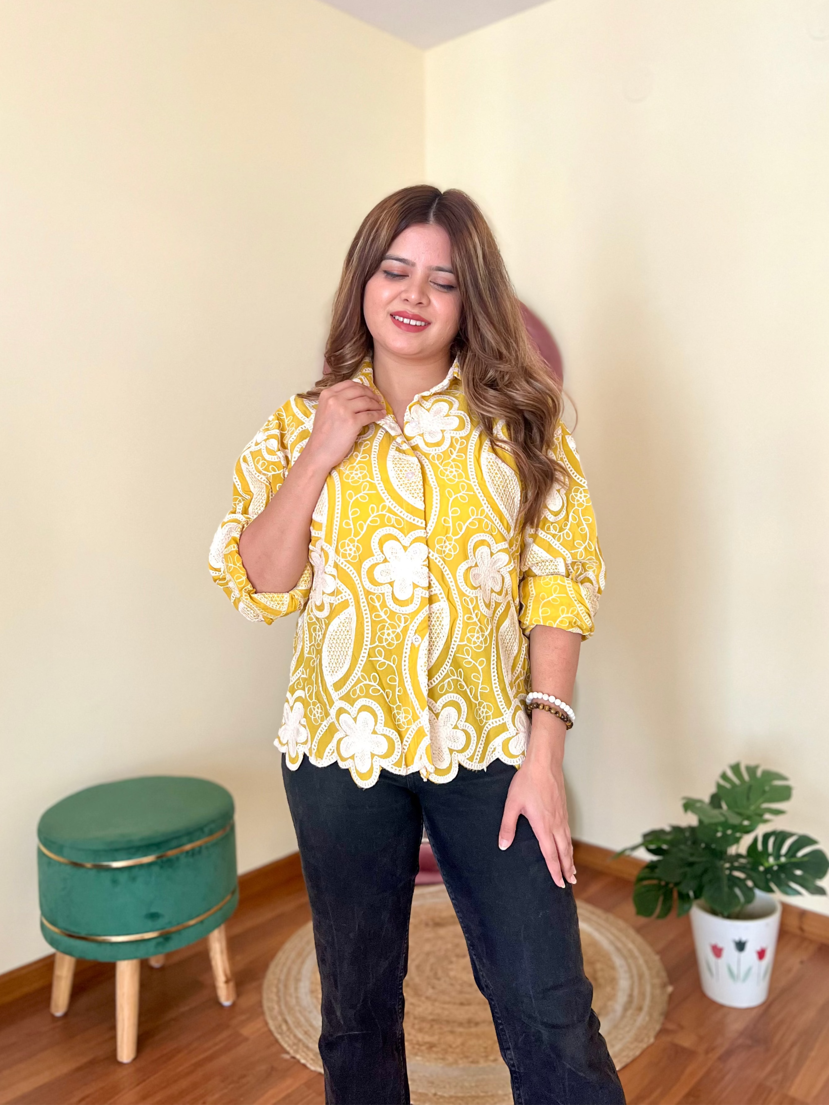 LOOM EMBROIDERED SHIRT
