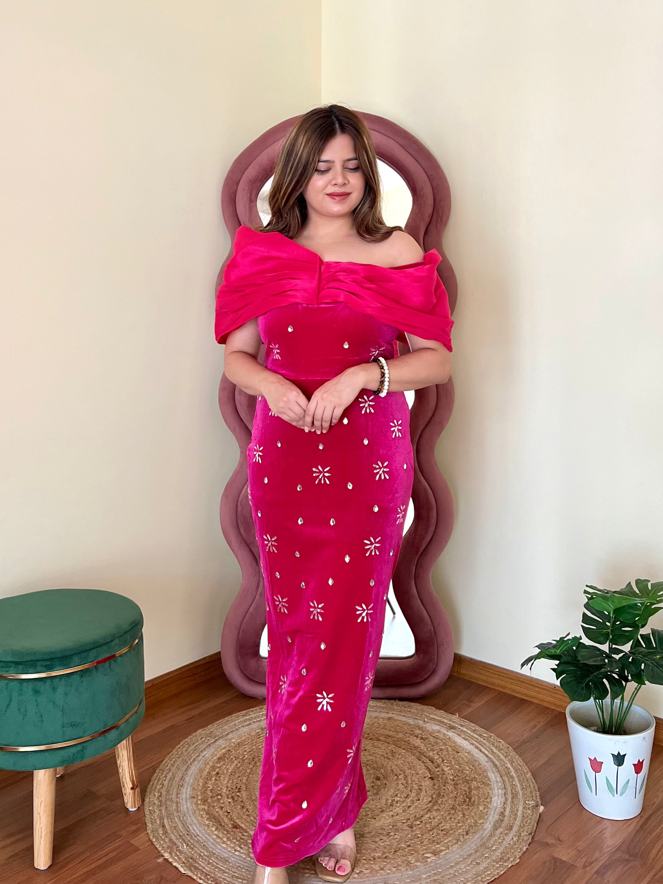 ROSIE OFF SHOULDER DRESS