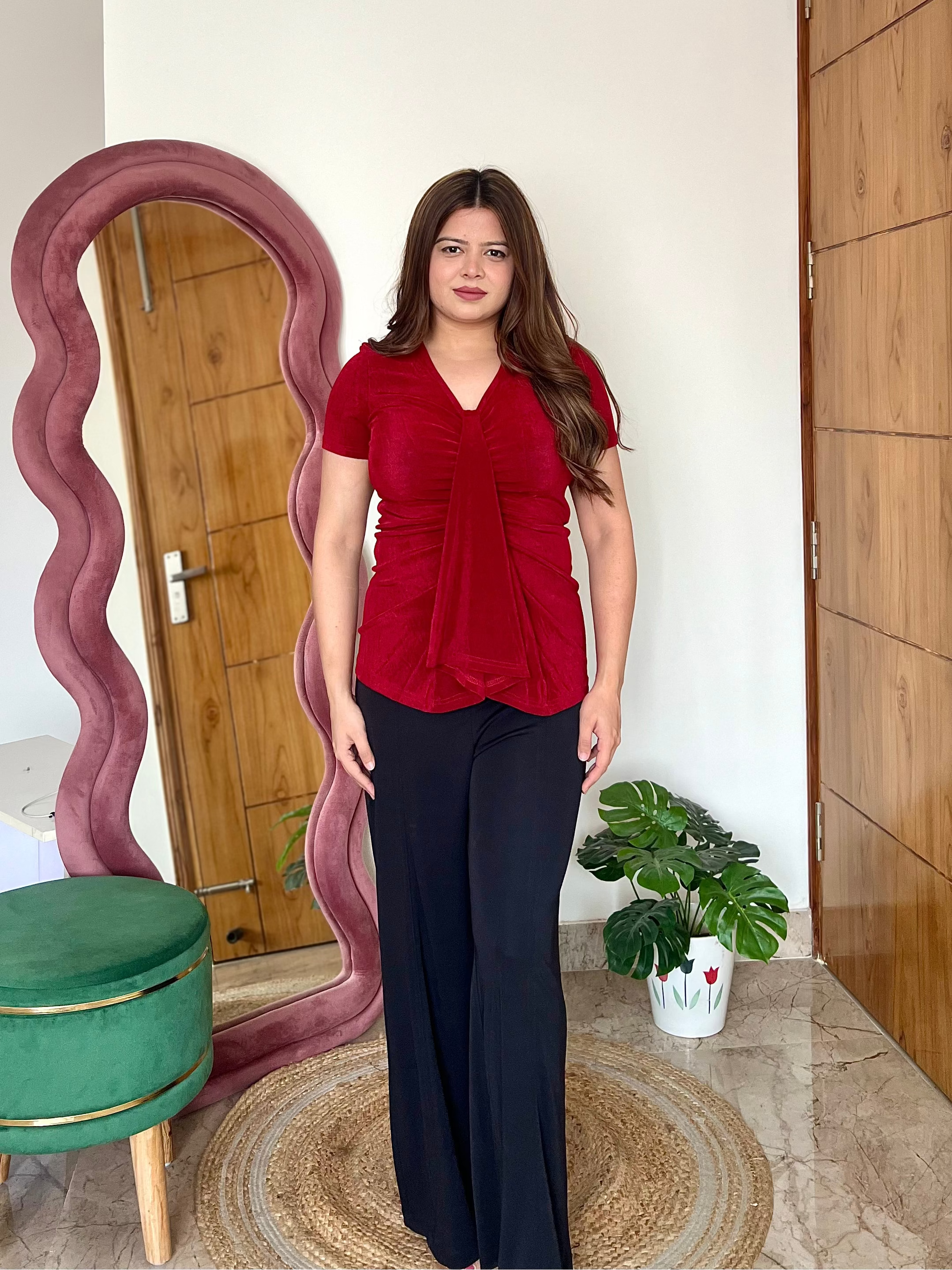 PLUTO RUCHED TOP