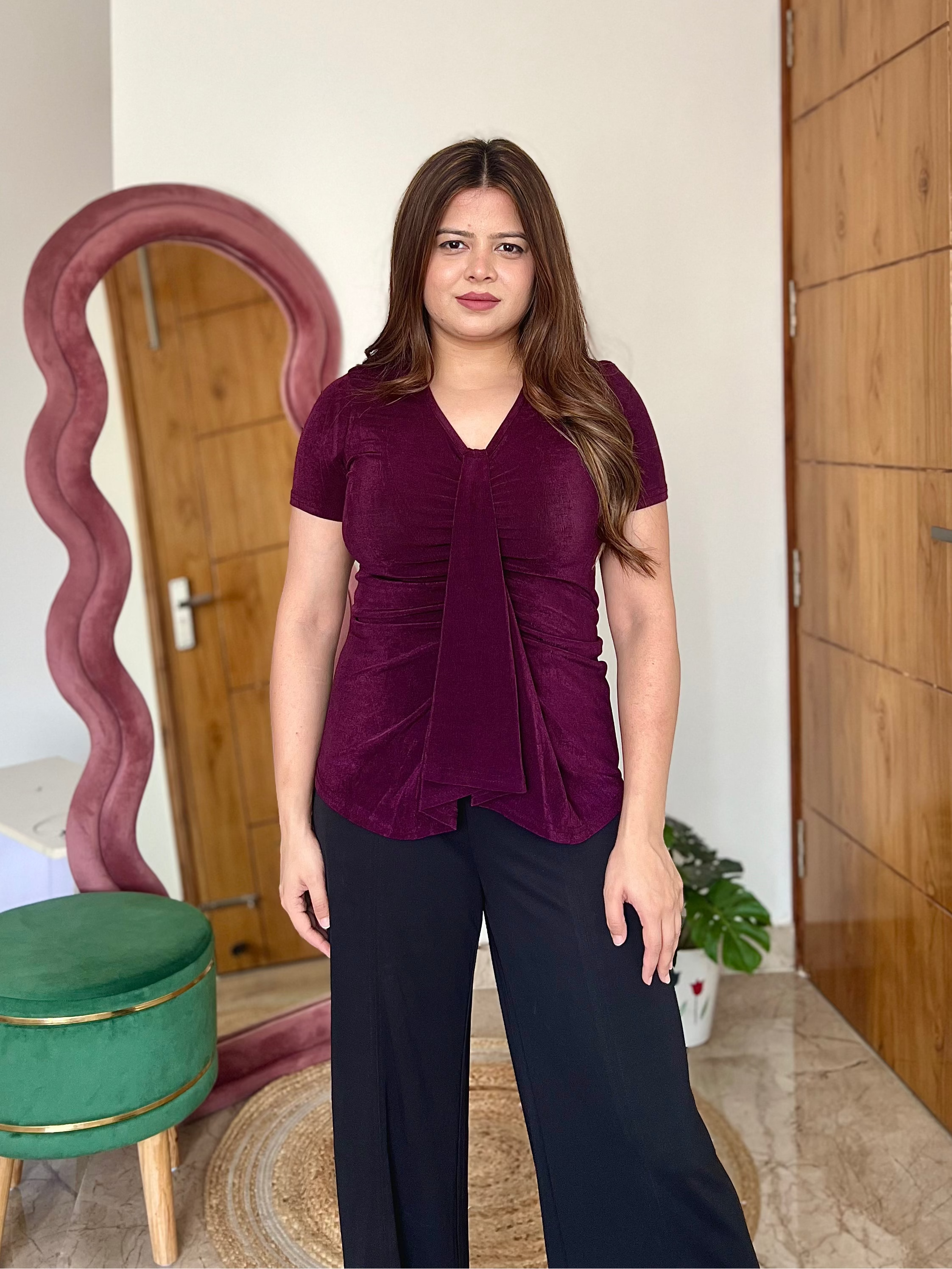 PLUTO RUCHED TOP