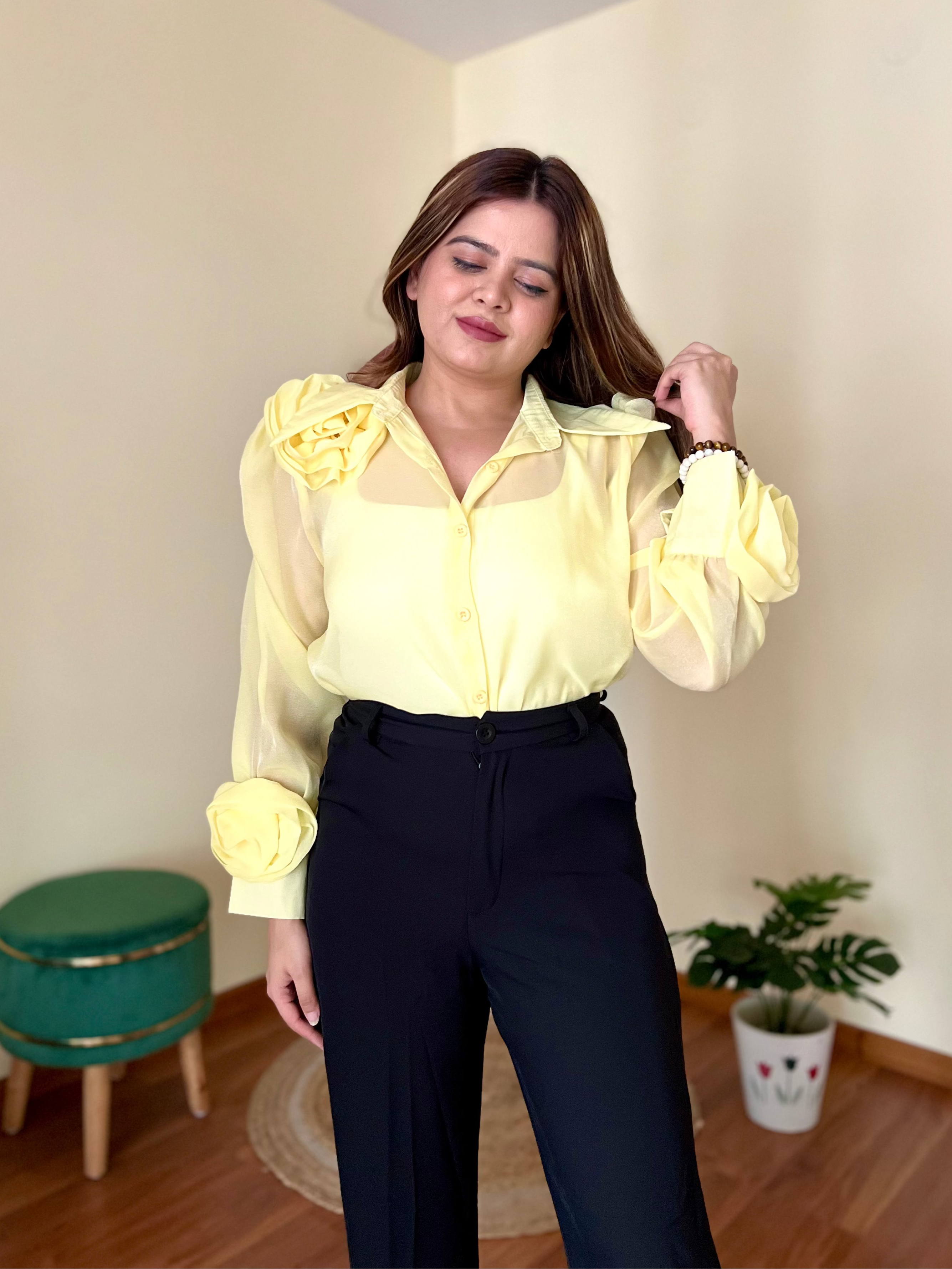 EVA ORGANZA SHIRT