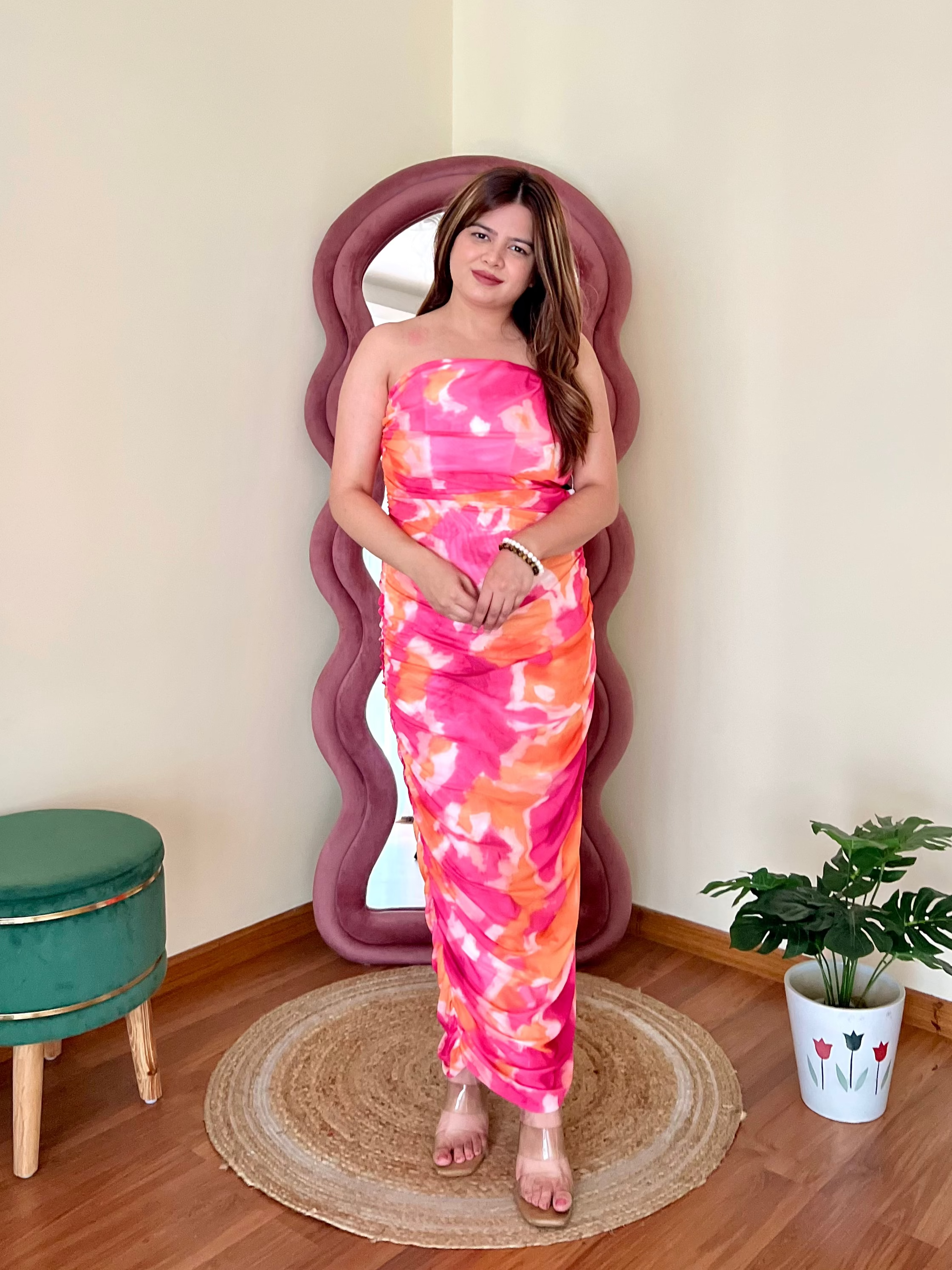 GLADYS MESH DRESS