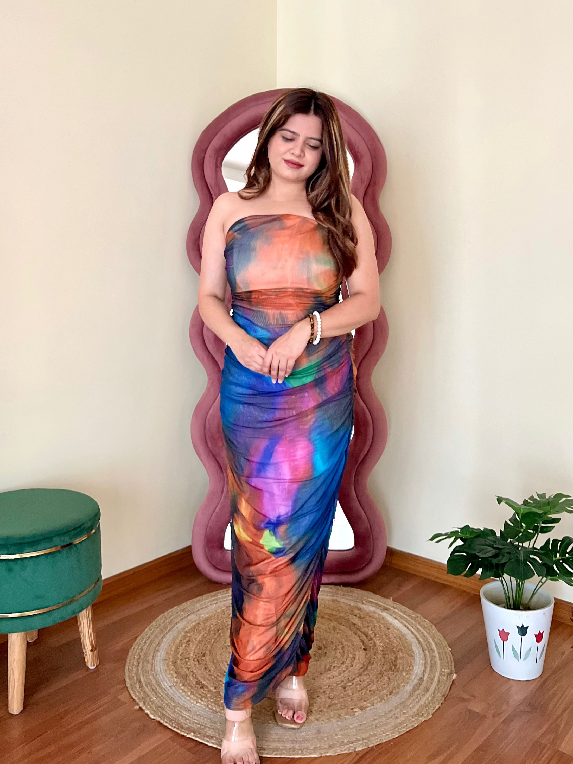 GLADYS MESH DRESS