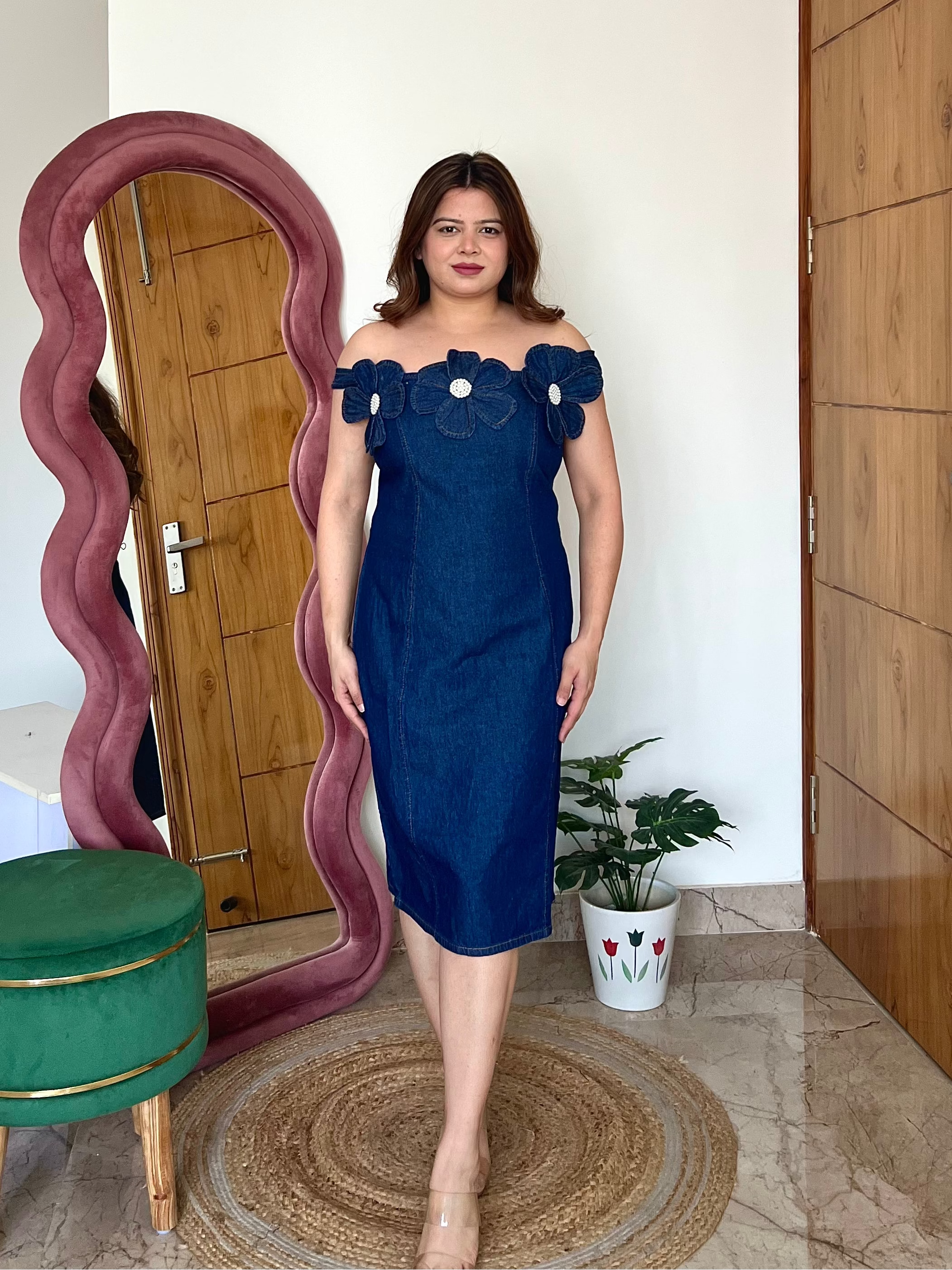 MELODY DENIM DRESS