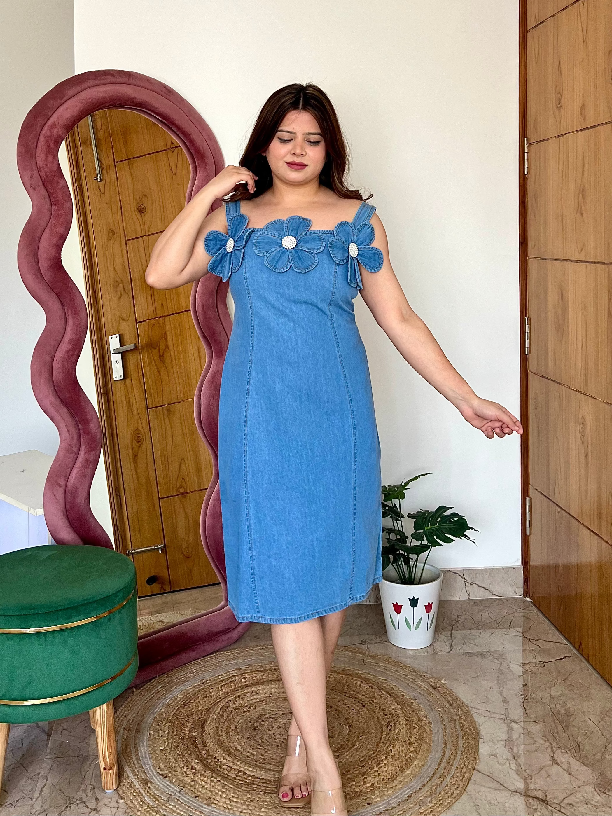 MELODY DENIM DRESS