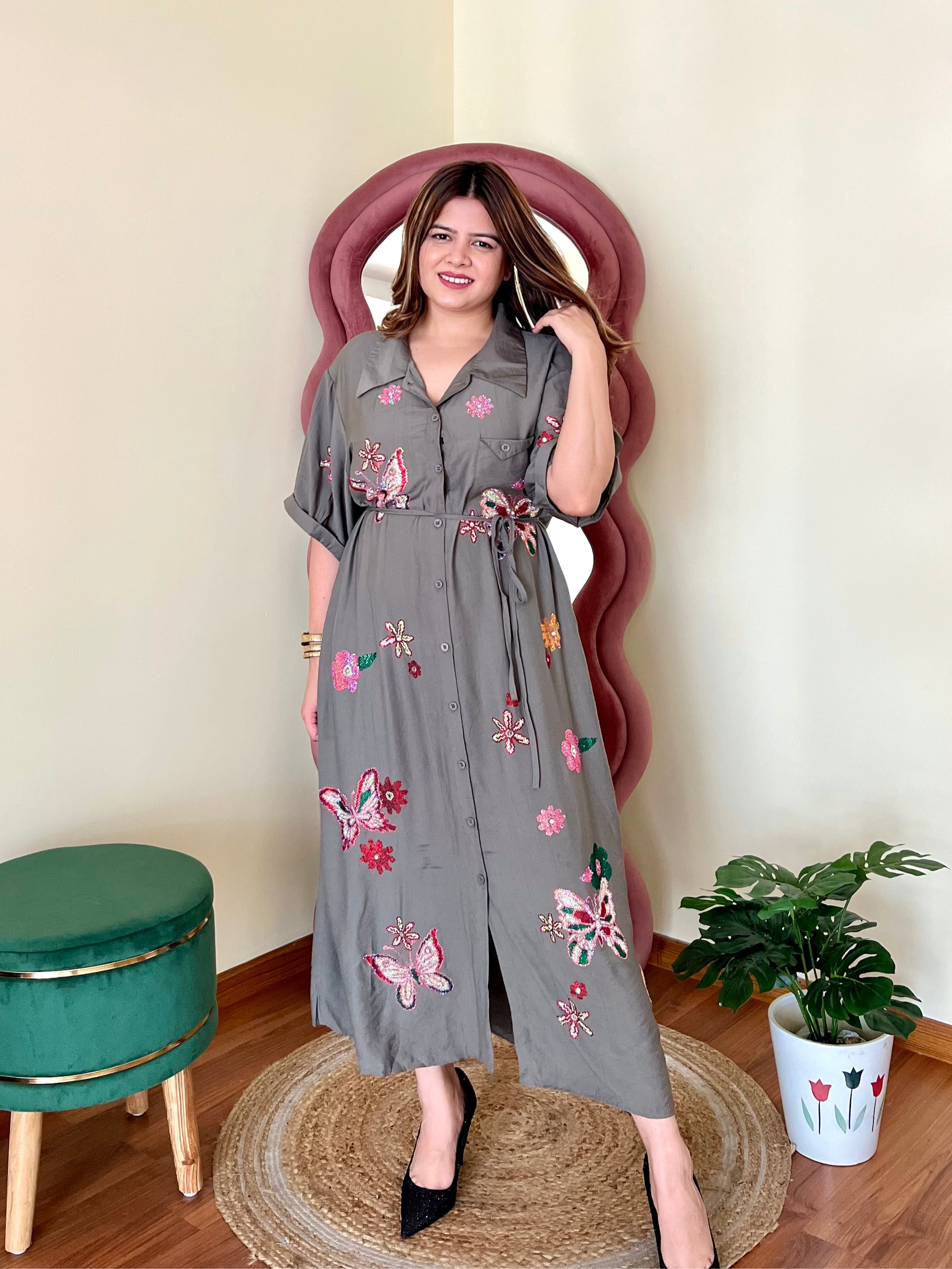 KENNY BUTTERFLY DRESS