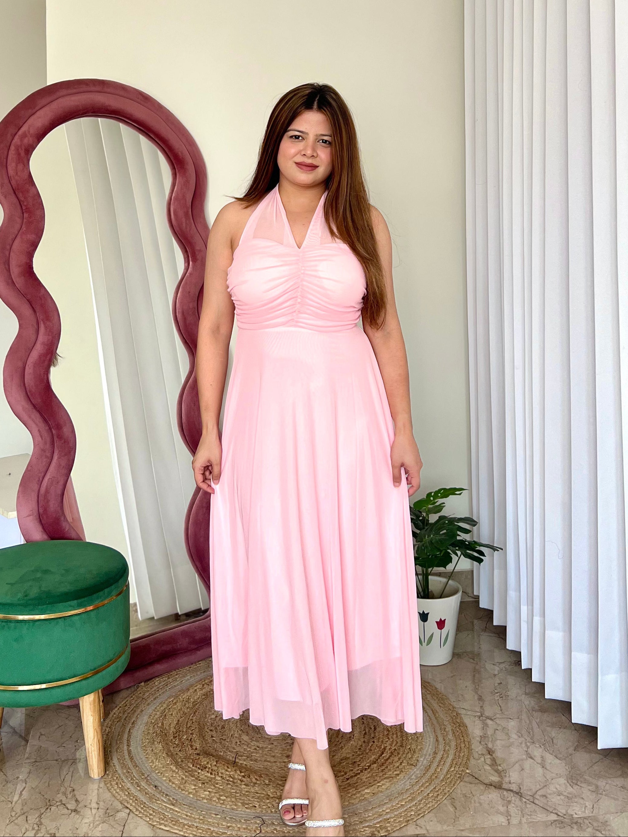 ALIA MESH DRESS