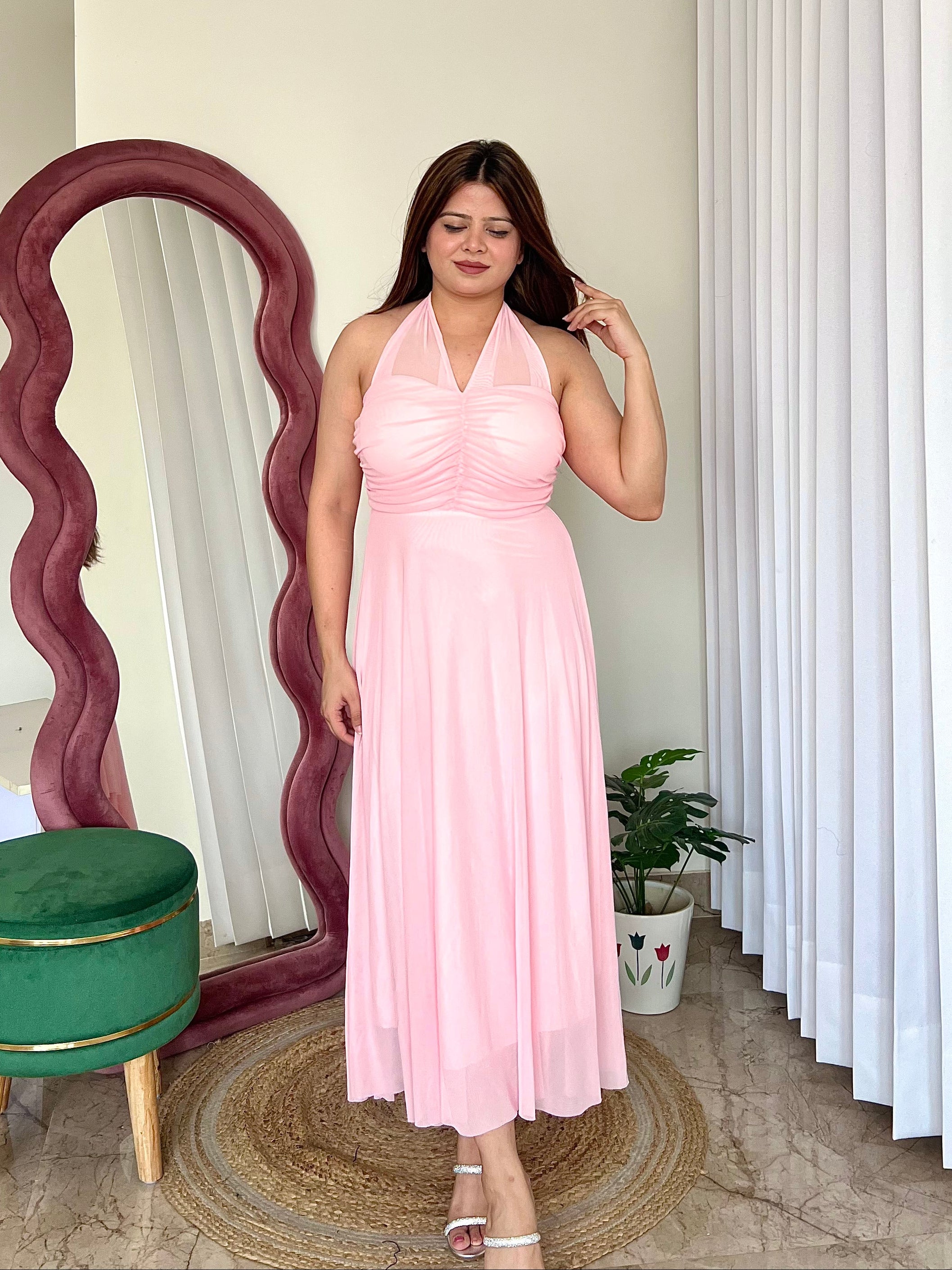 ALIA MESH DRESS