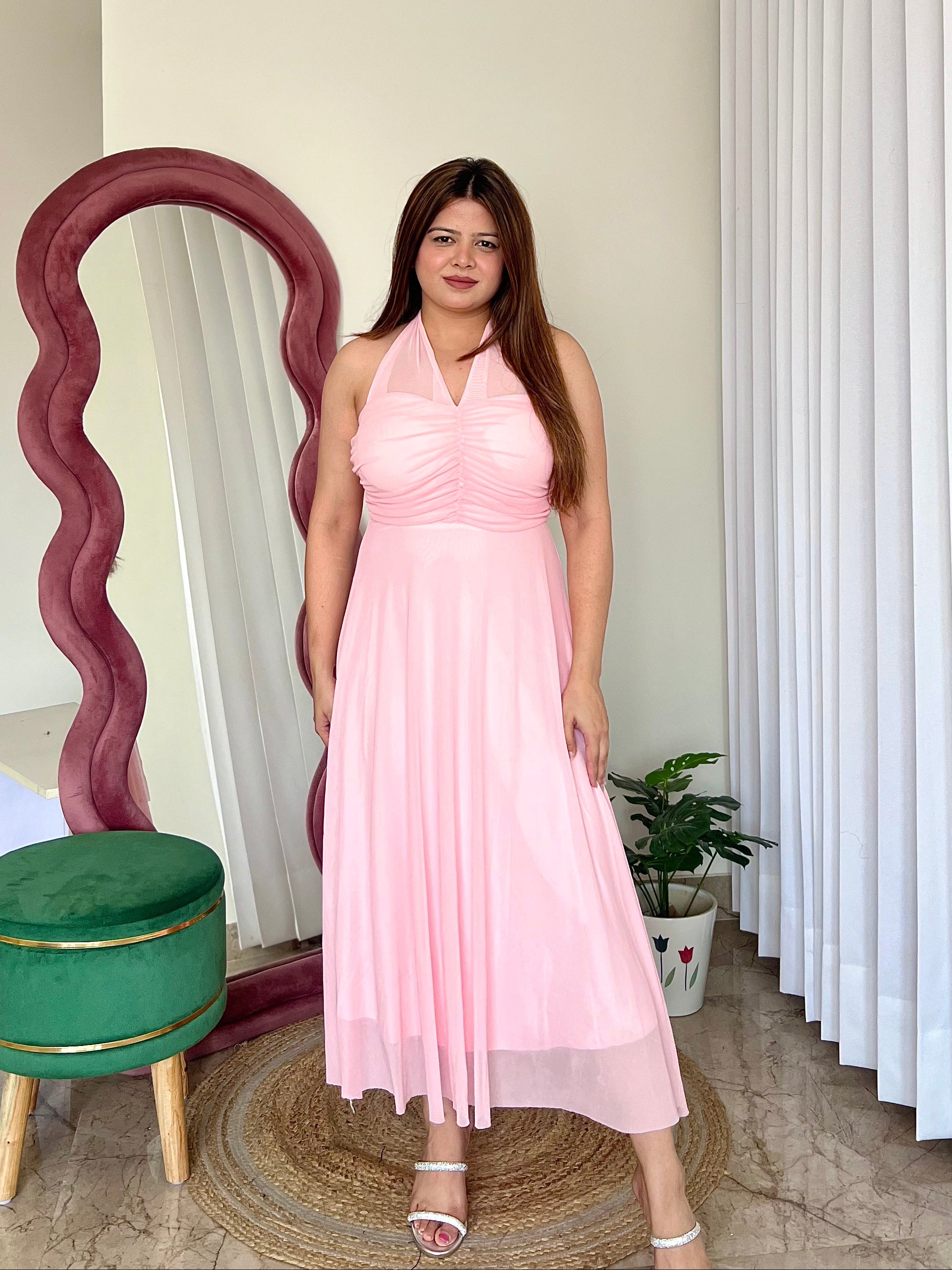 ALIA MESH DRESS