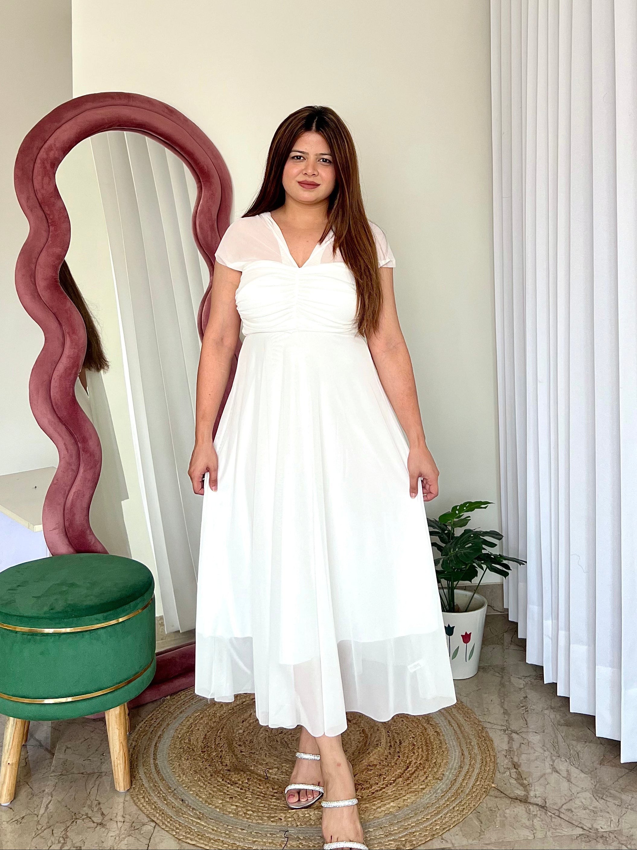ALIA MESH DRESS