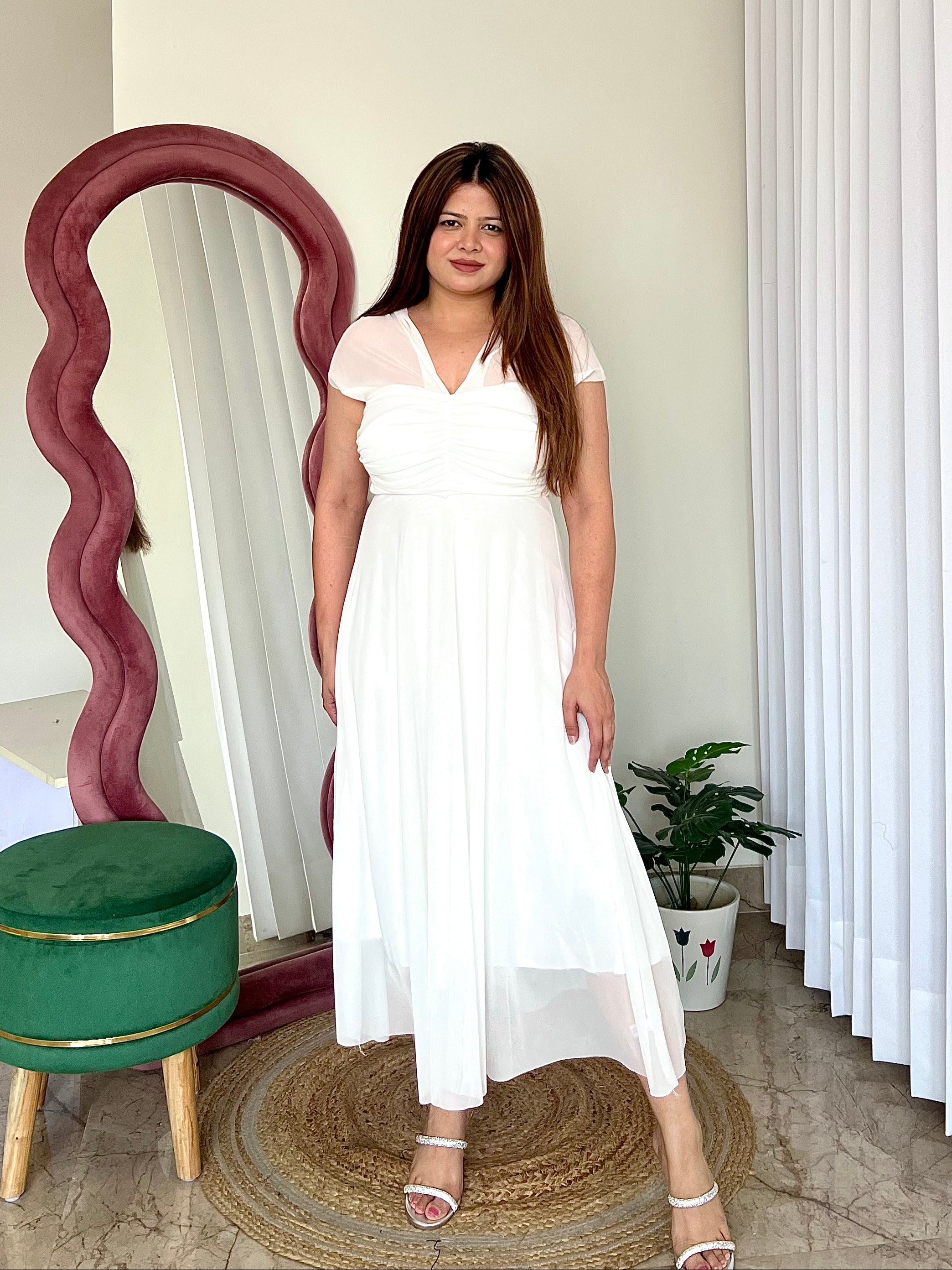 ALIA MESH DRESS