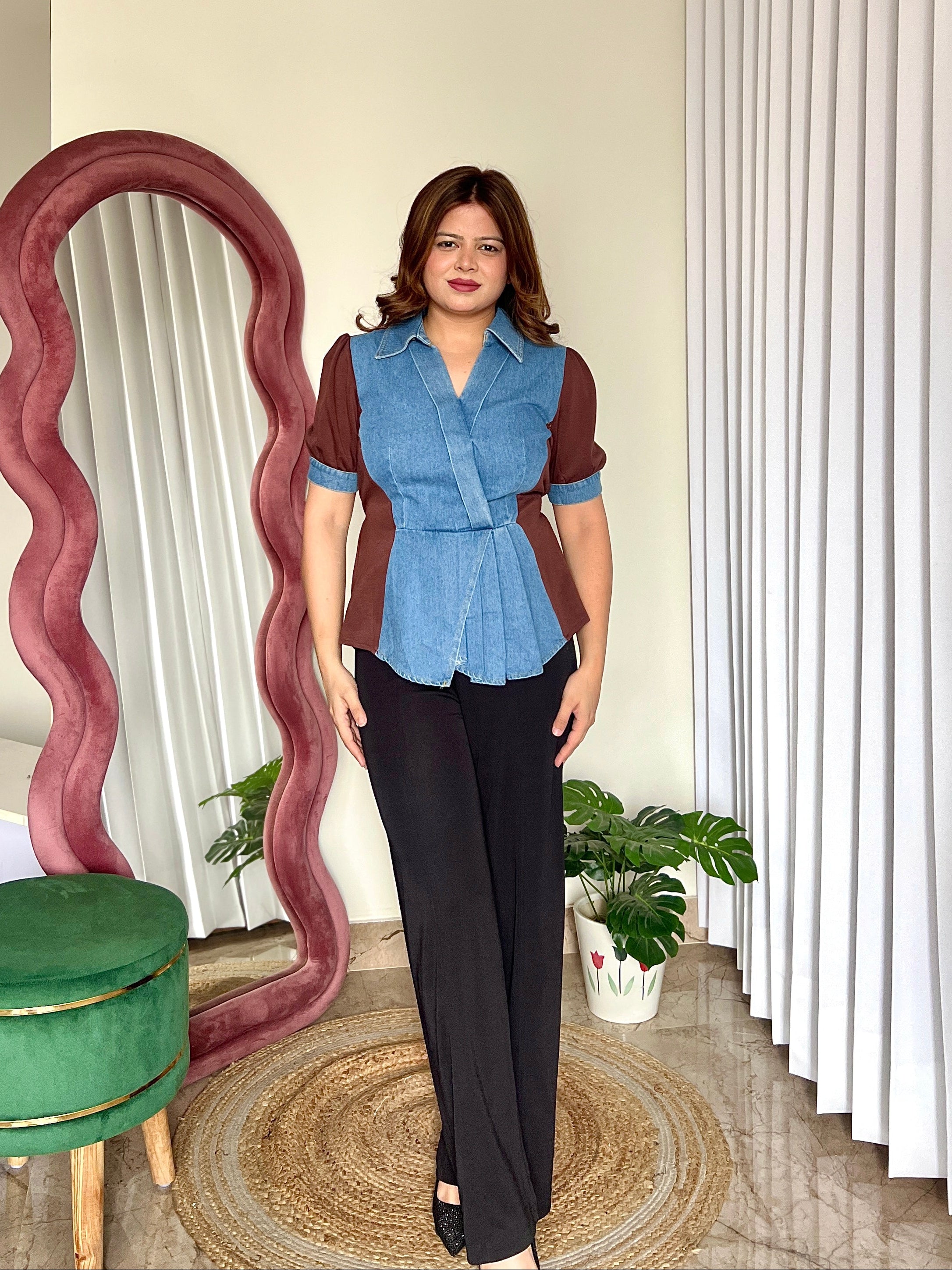 DUNE DENIM TOP
