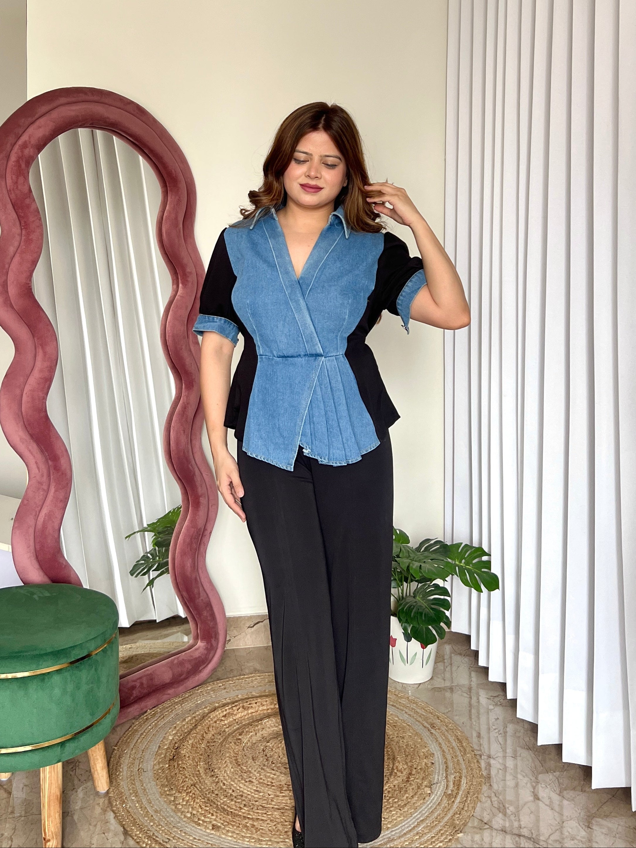 DUNE DENIM TOP