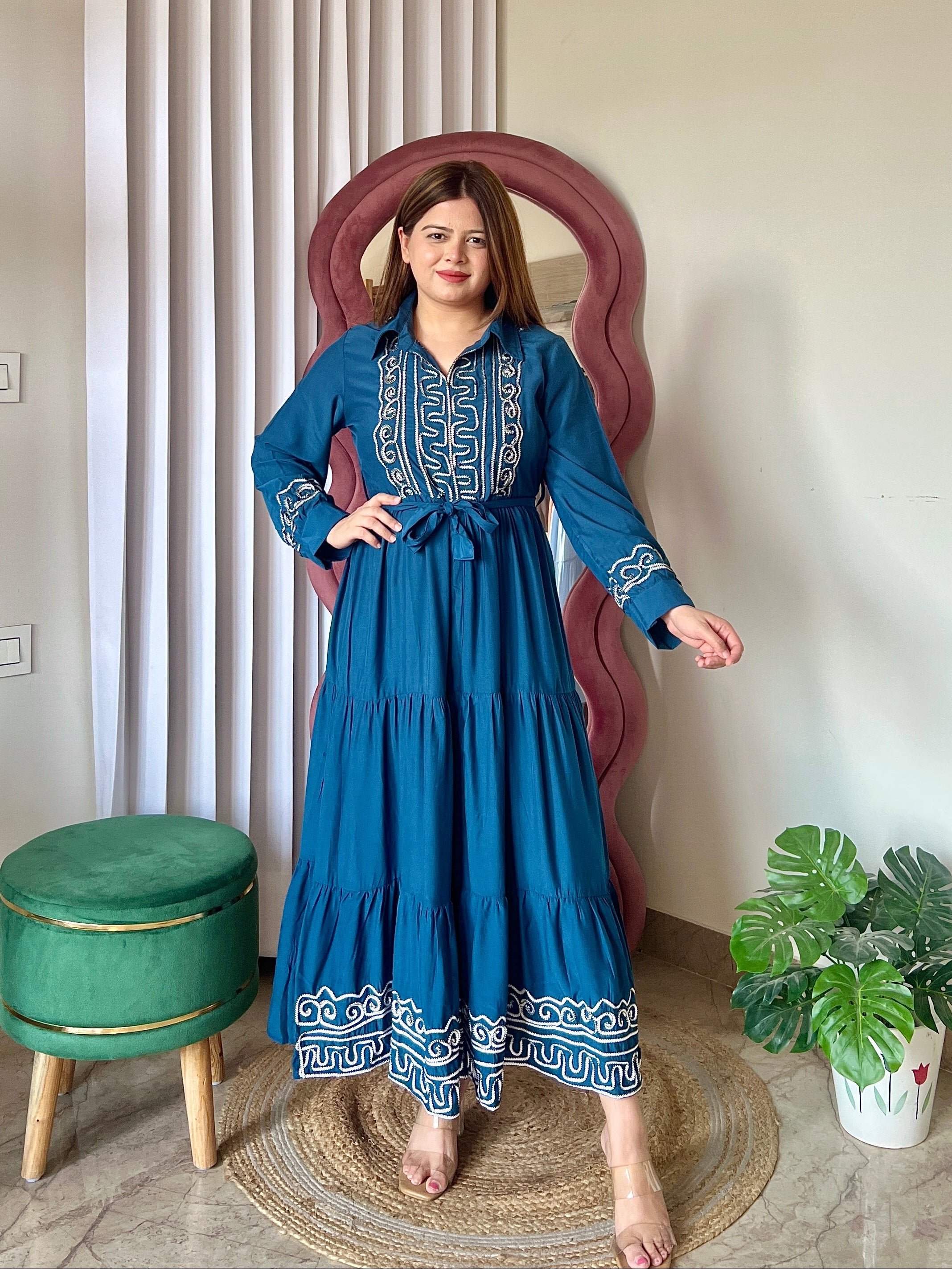 AIRA TIERED DRESS