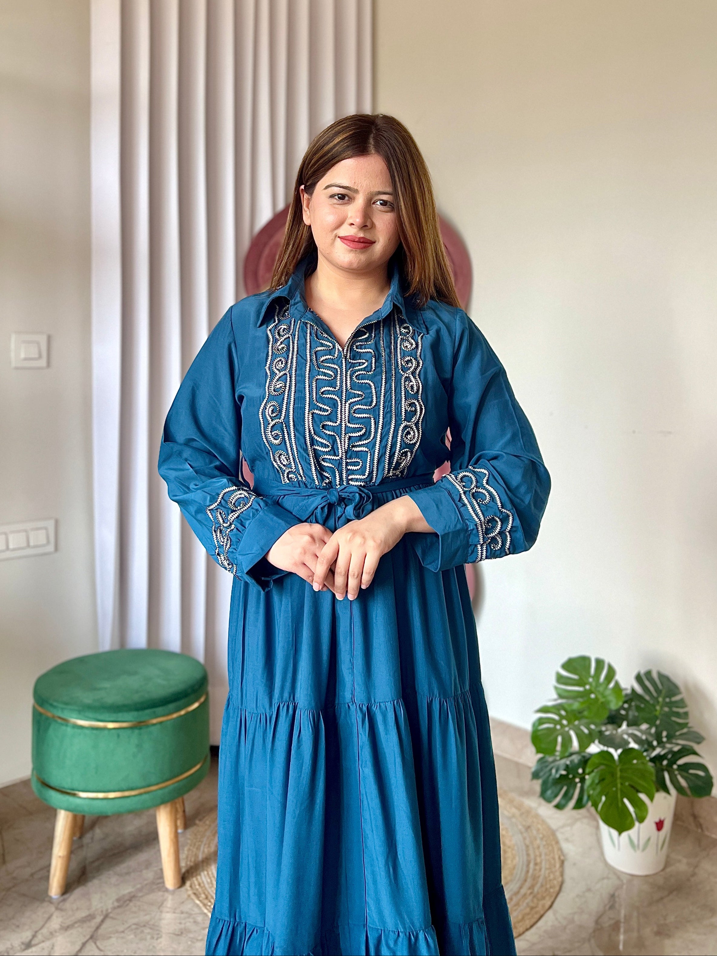 AIRA TIERED DRESS