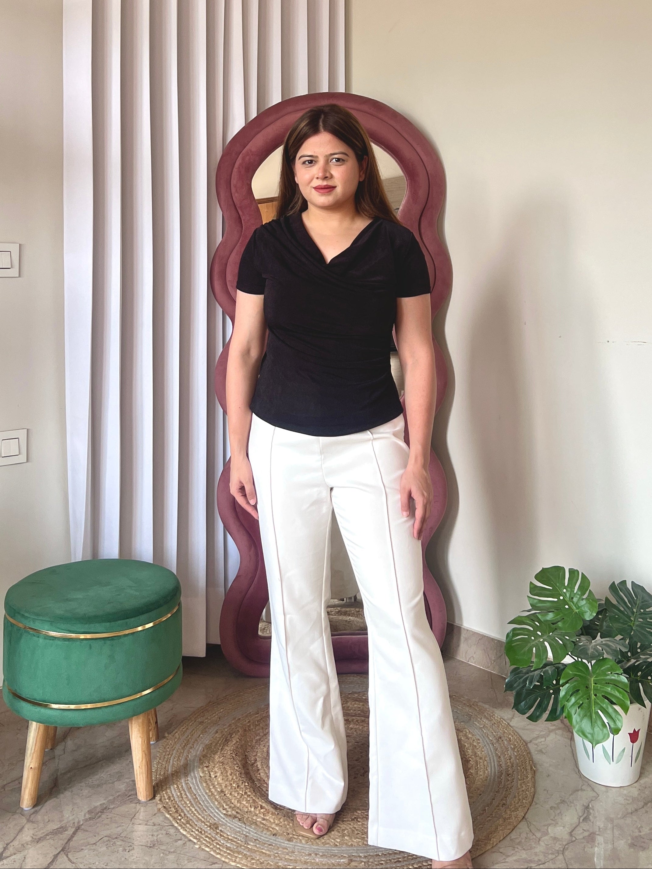 TWINNY COWL TOP