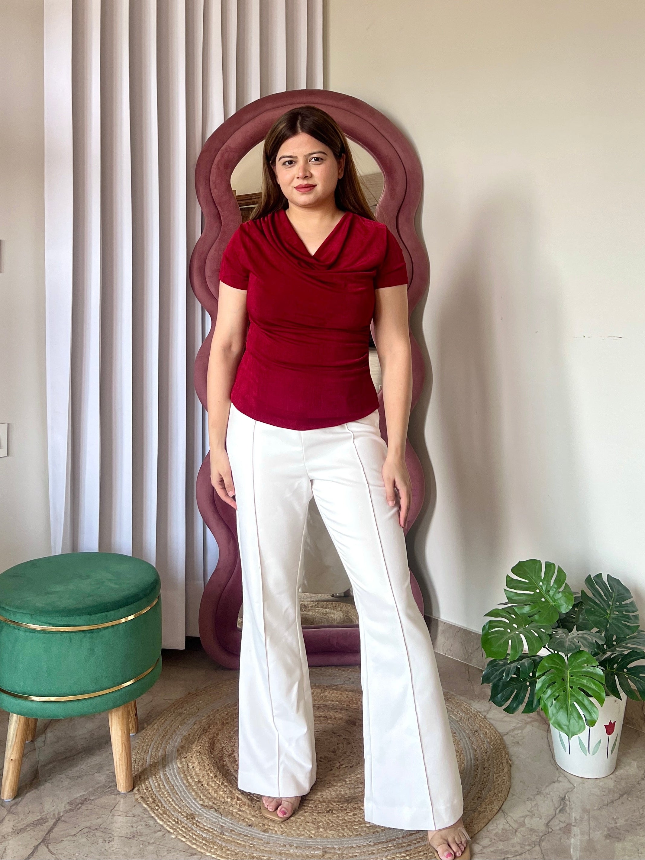 TWINNY COWL TOP