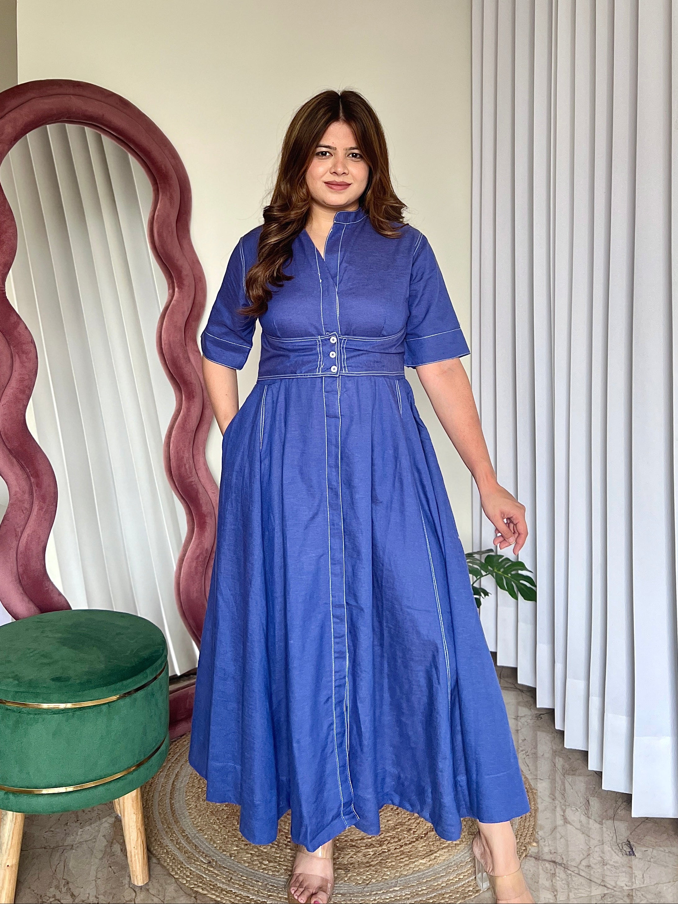 FIBO MIDI DRESS