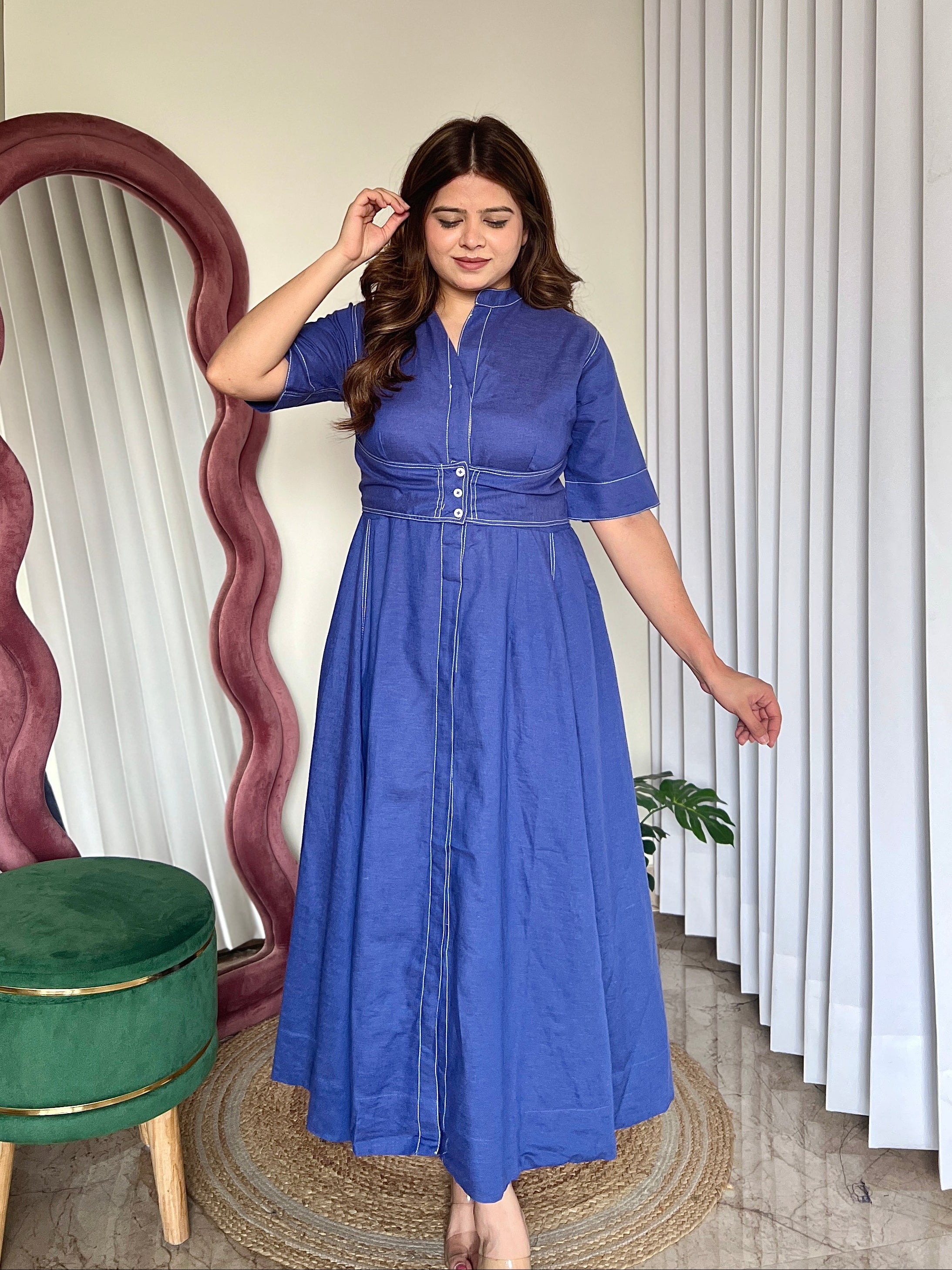 FIBO MIDI DRESS