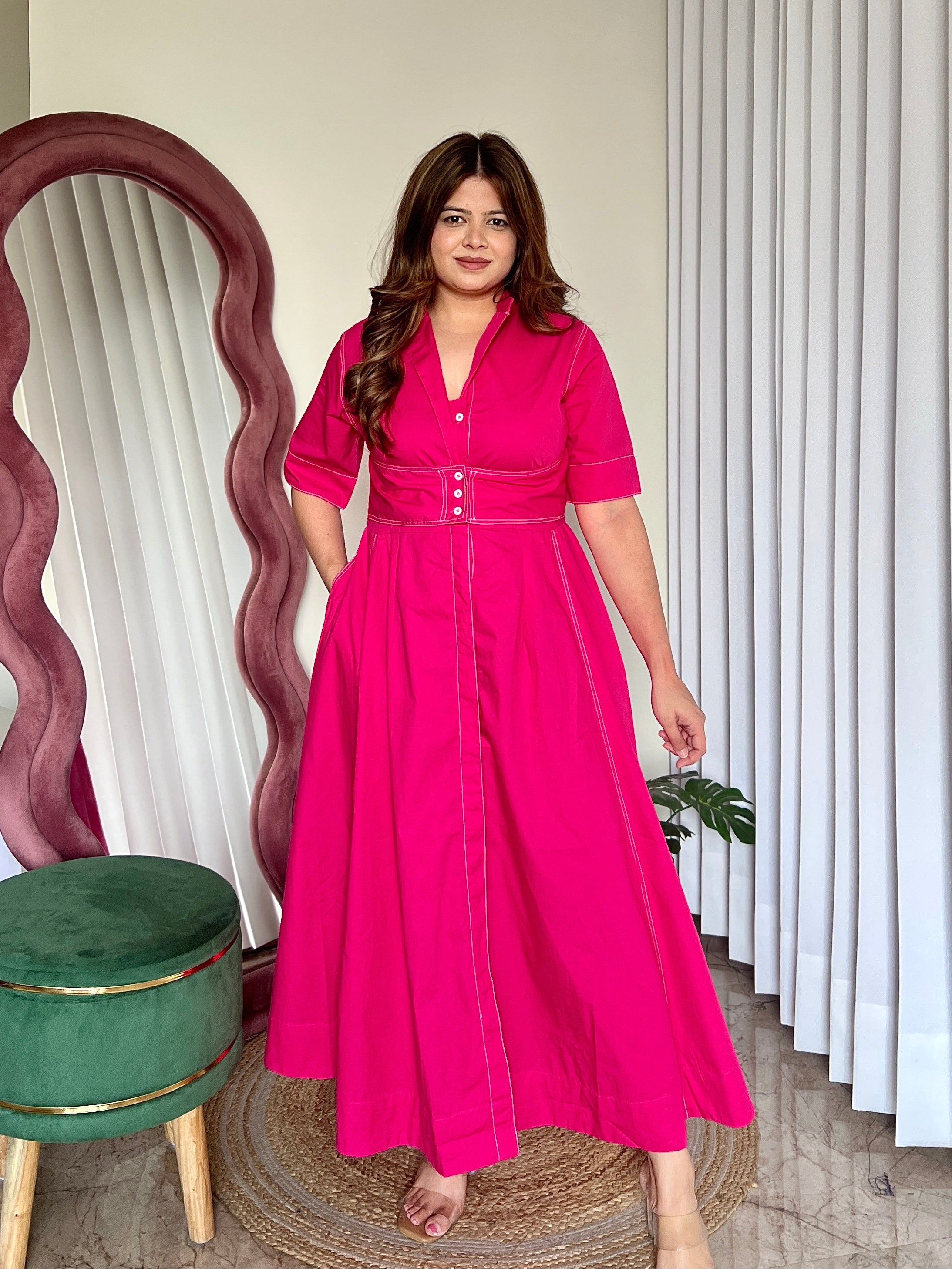 FIBO MIDI DRESS