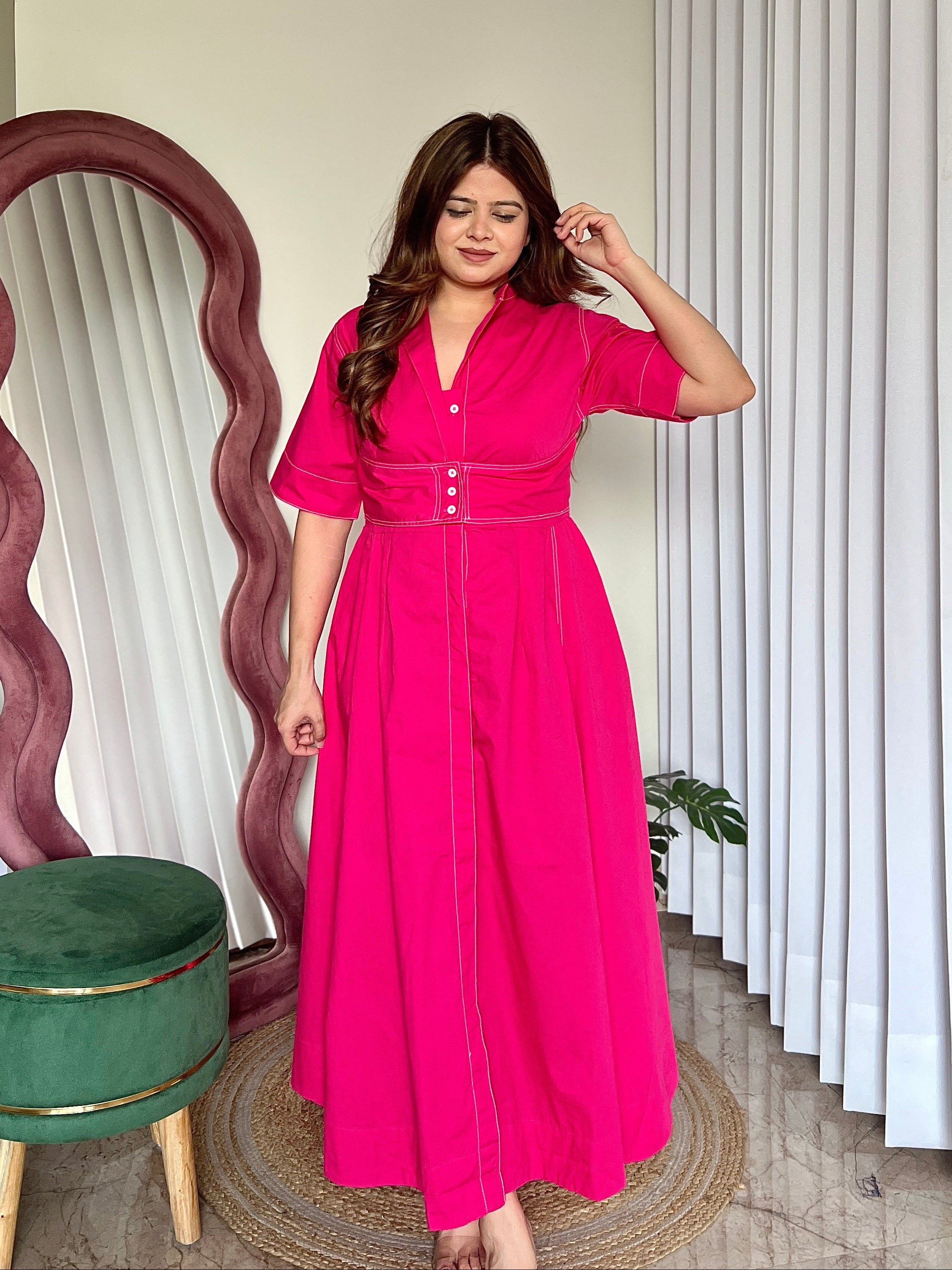 FIBO MIDI DRESS