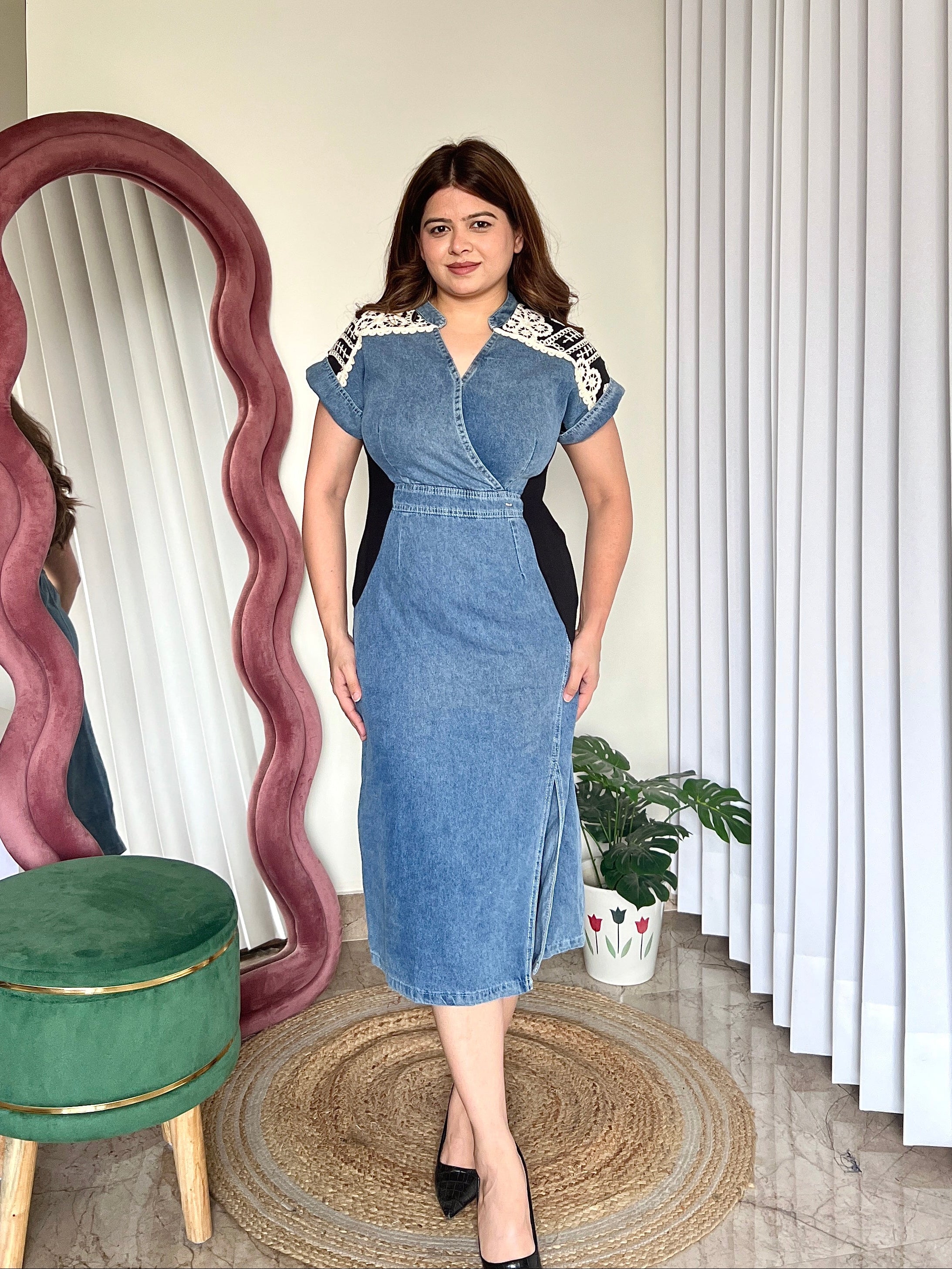 GINI DENIM DRESS