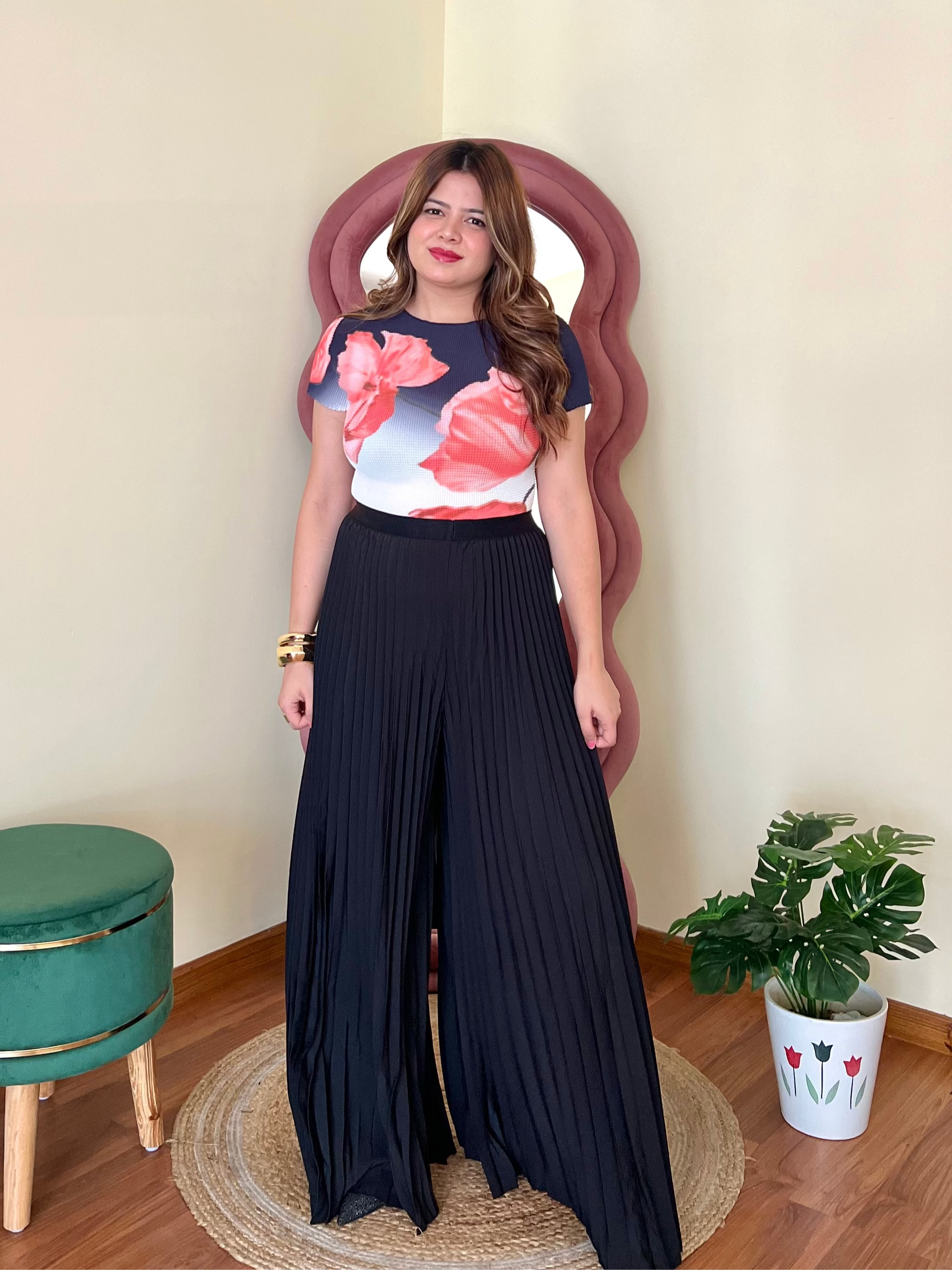 ZOLO PLEATED PANT SET