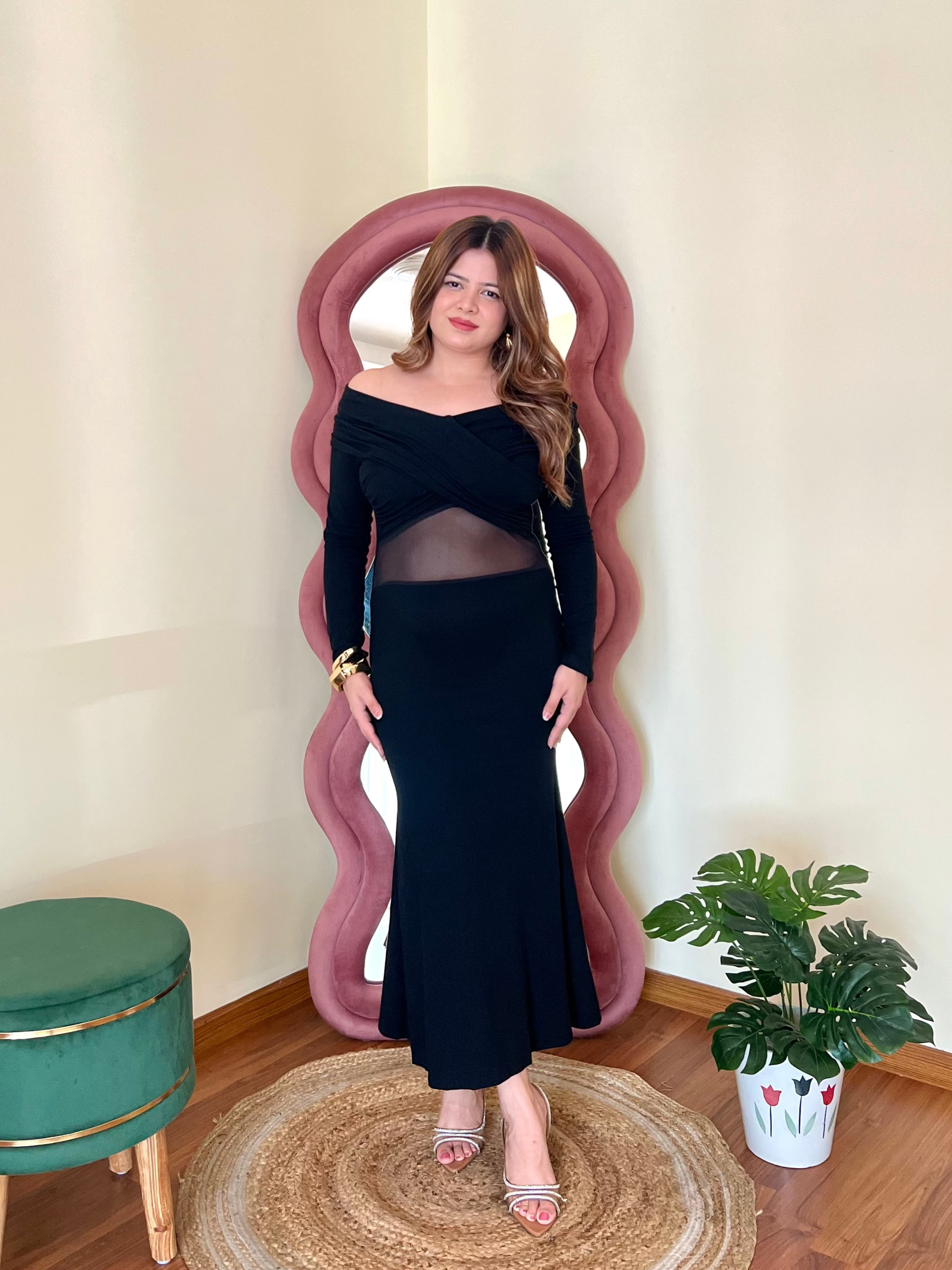 KARA OFF SHOULDER DRESS