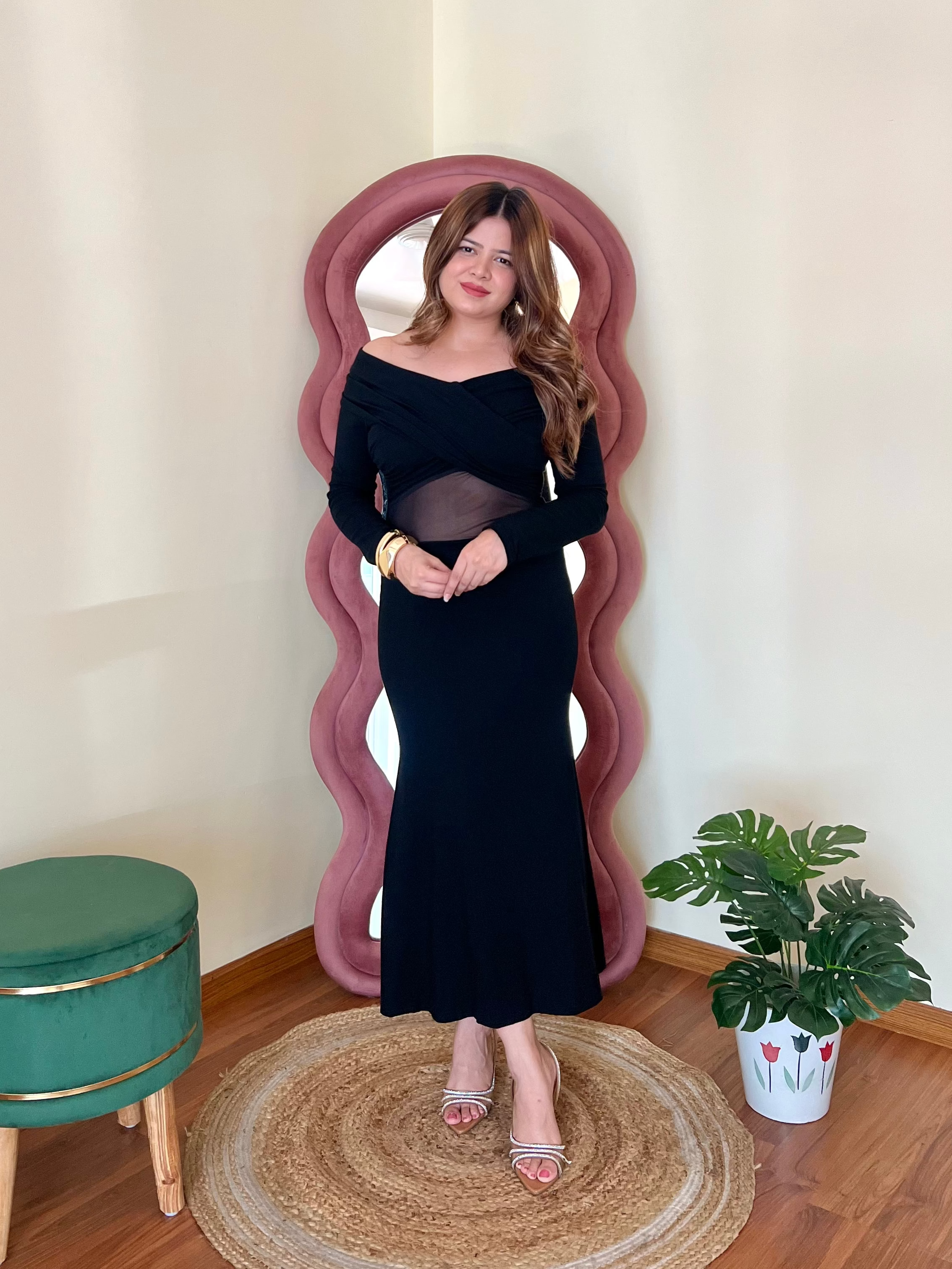 KARA OFF SHOULDER DRESS