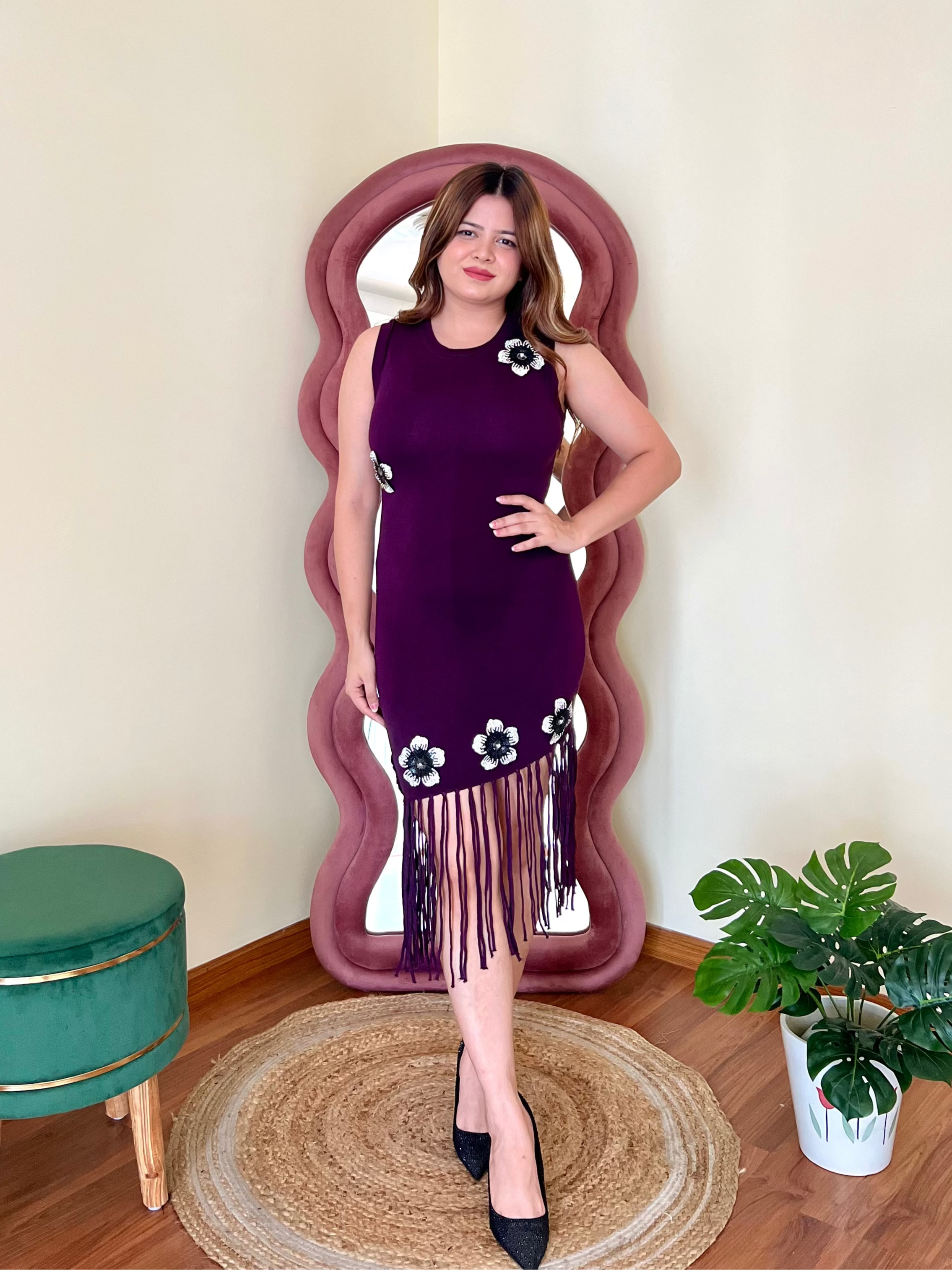 LILY FRINNGES DRESS