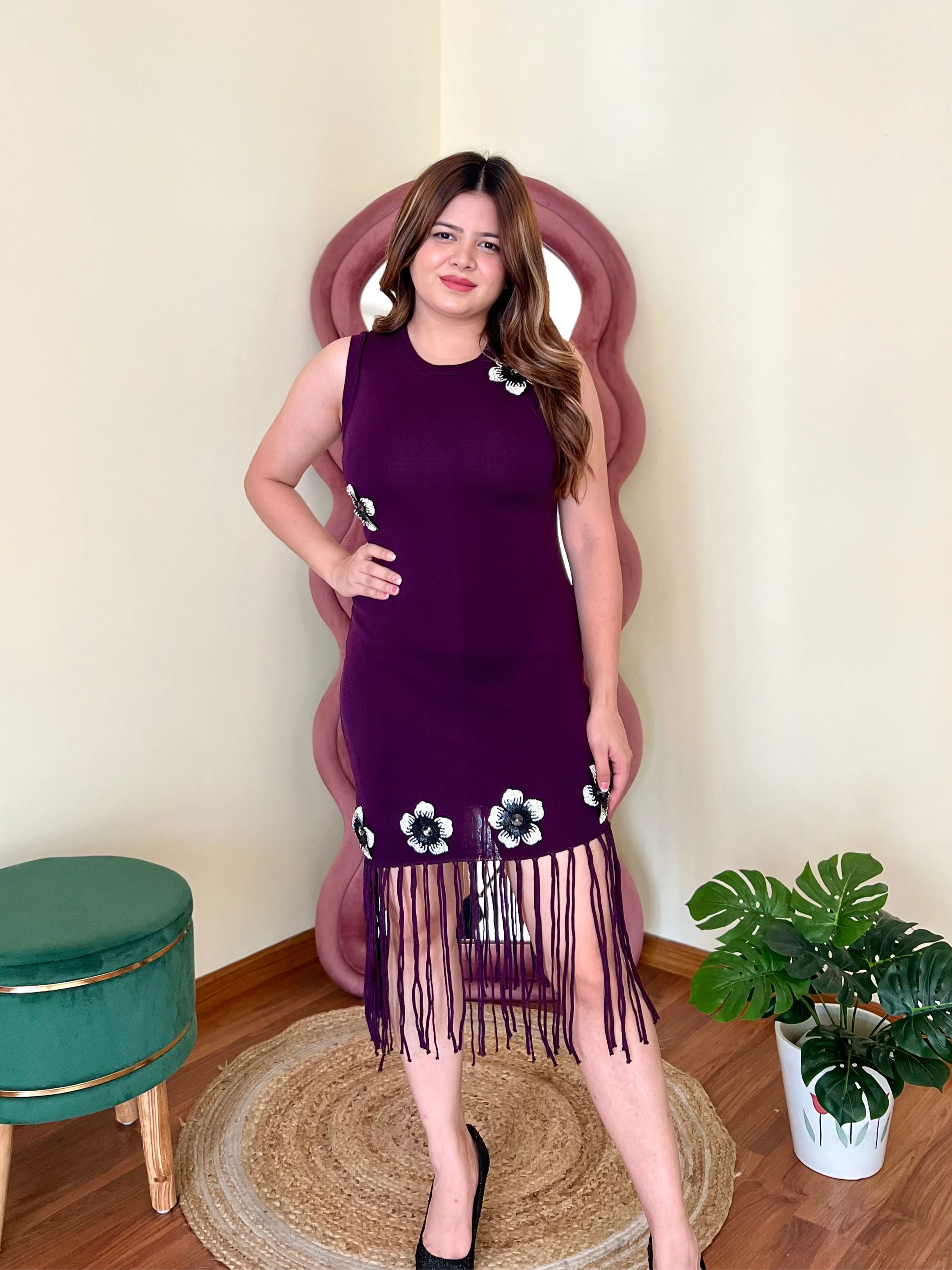 LILY FRINNGES DRESS