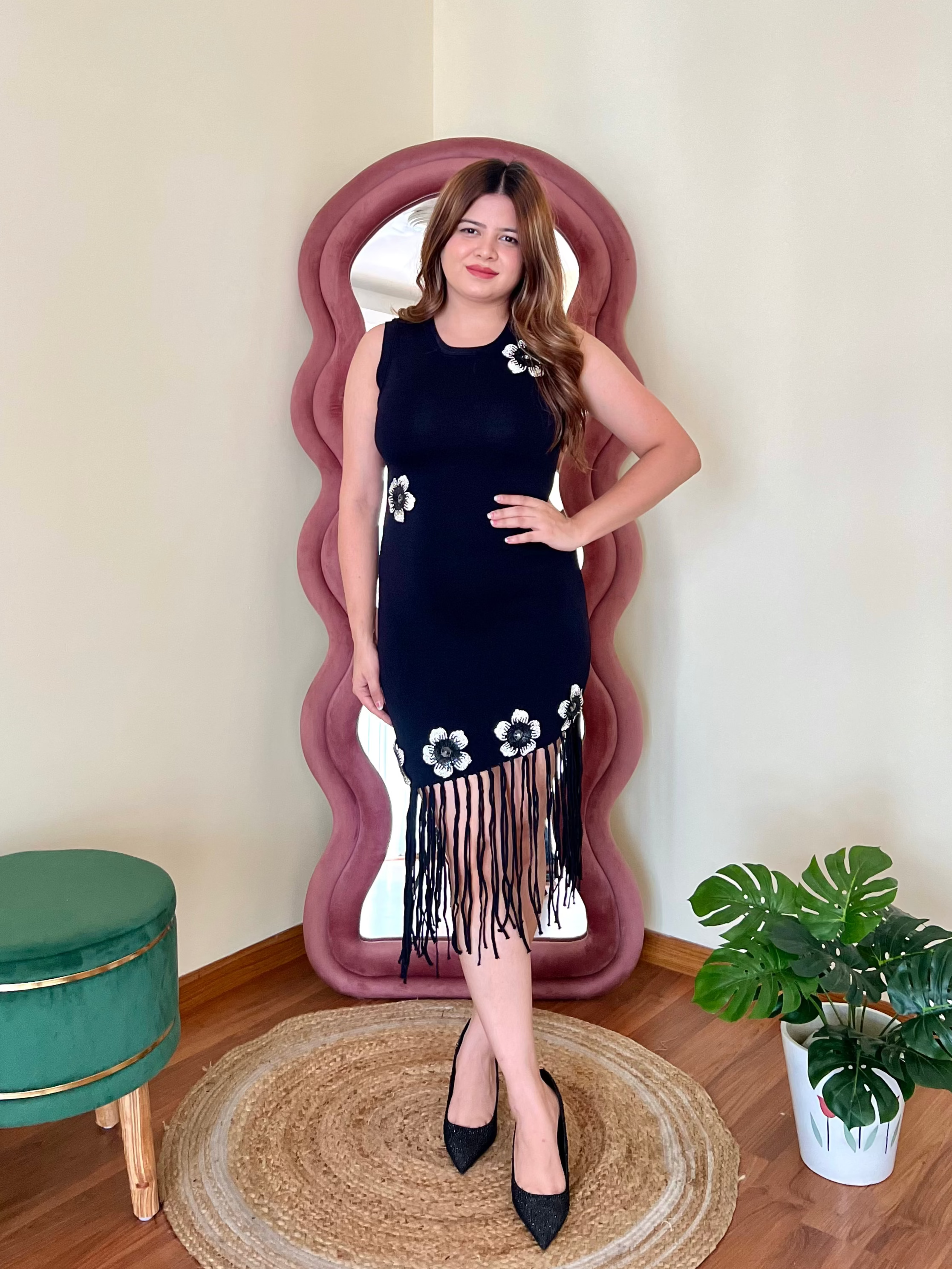 LILY FRINNGES DRESS
