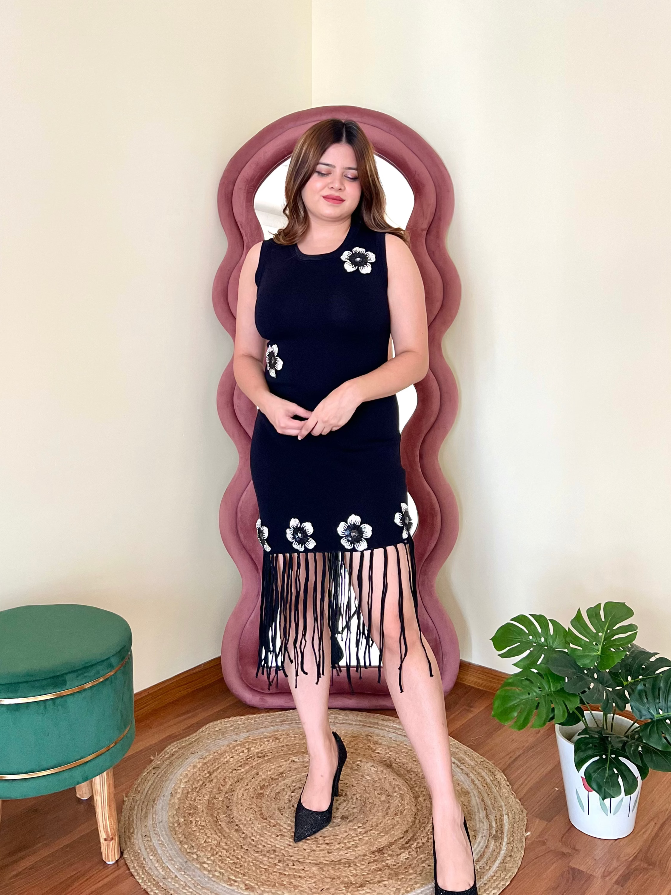 LILY FRINNGES DRESS
