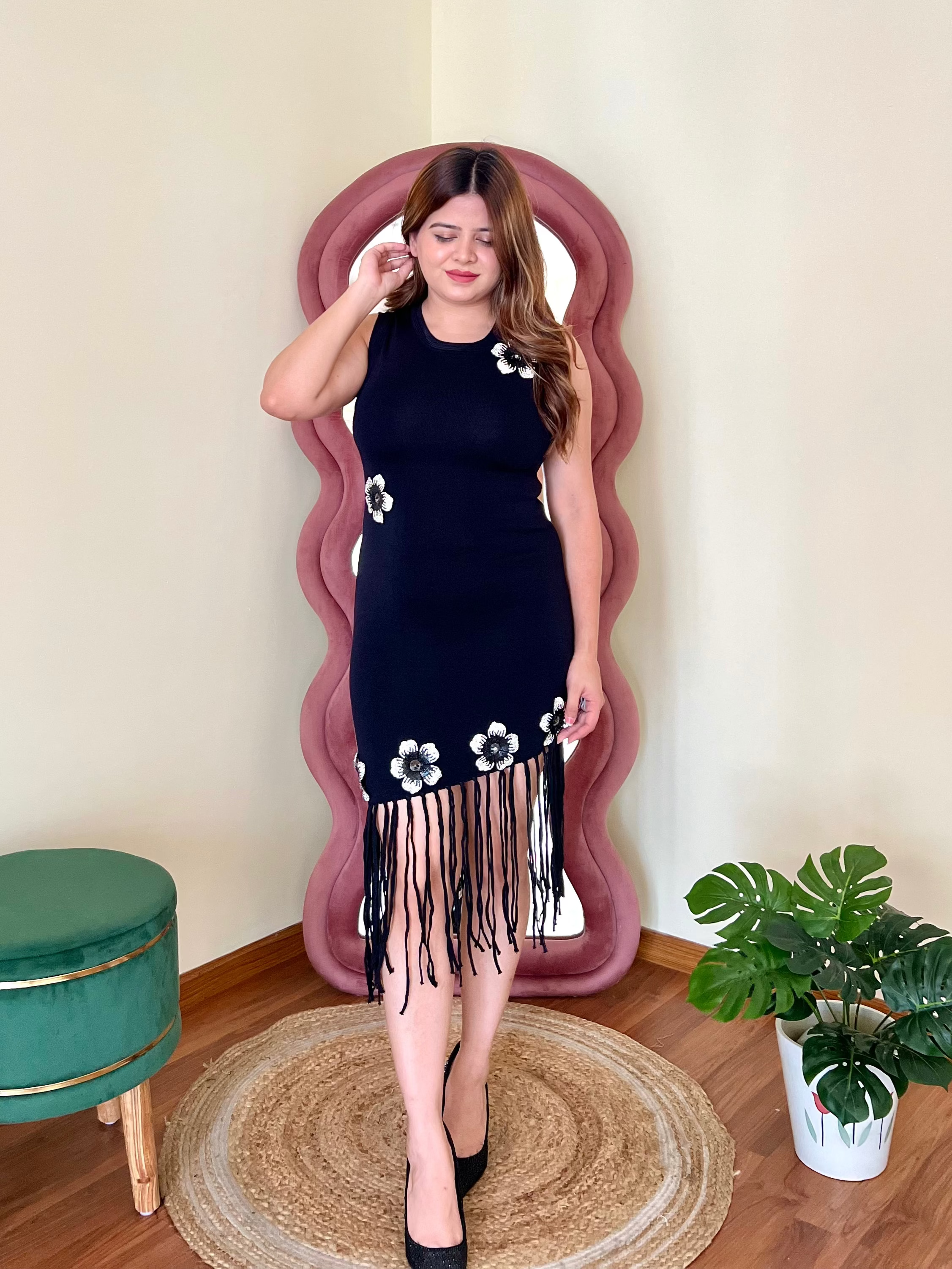 LILY FRINNGES DRESS