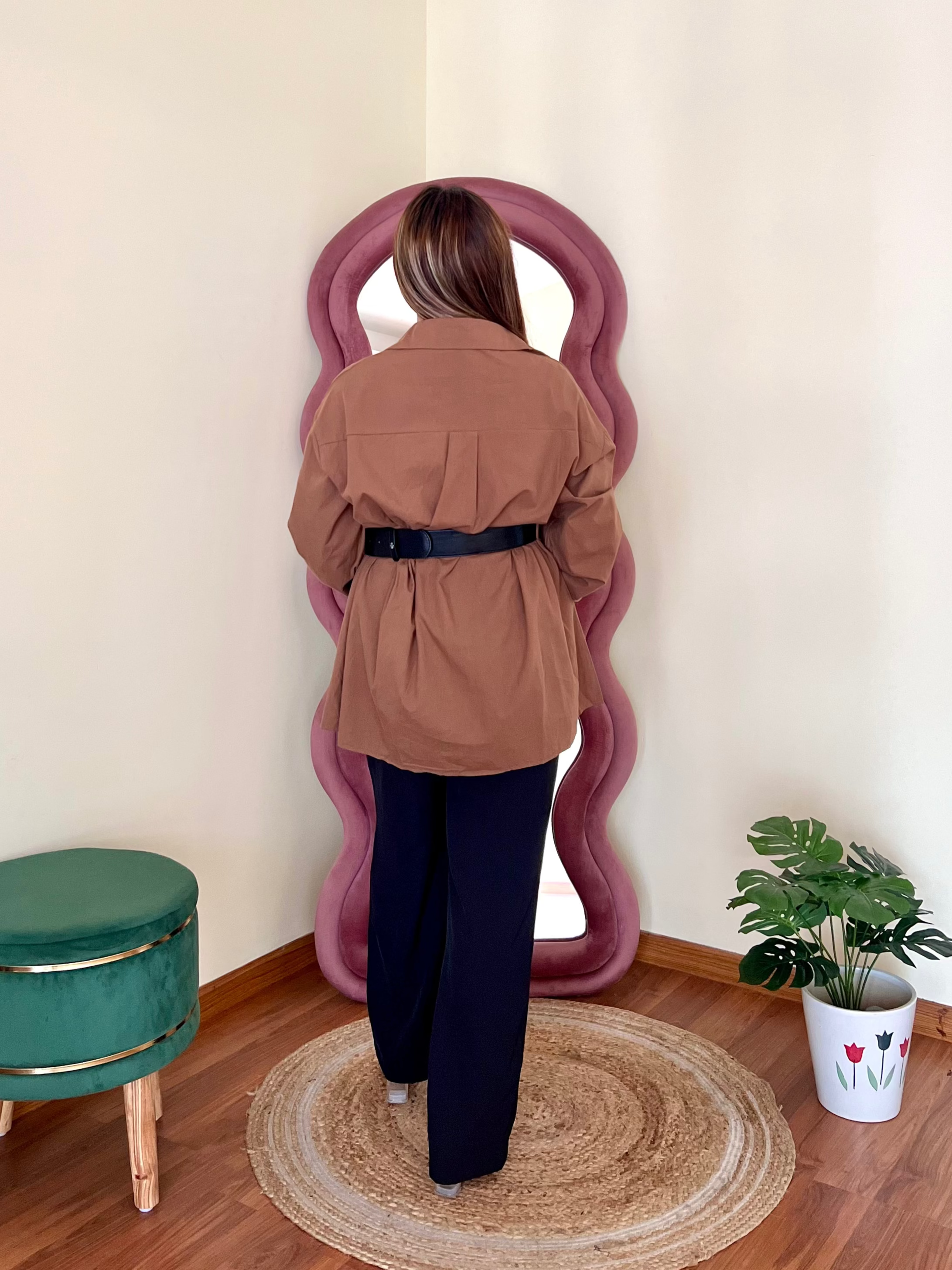 MELONI BELTED SHIRT