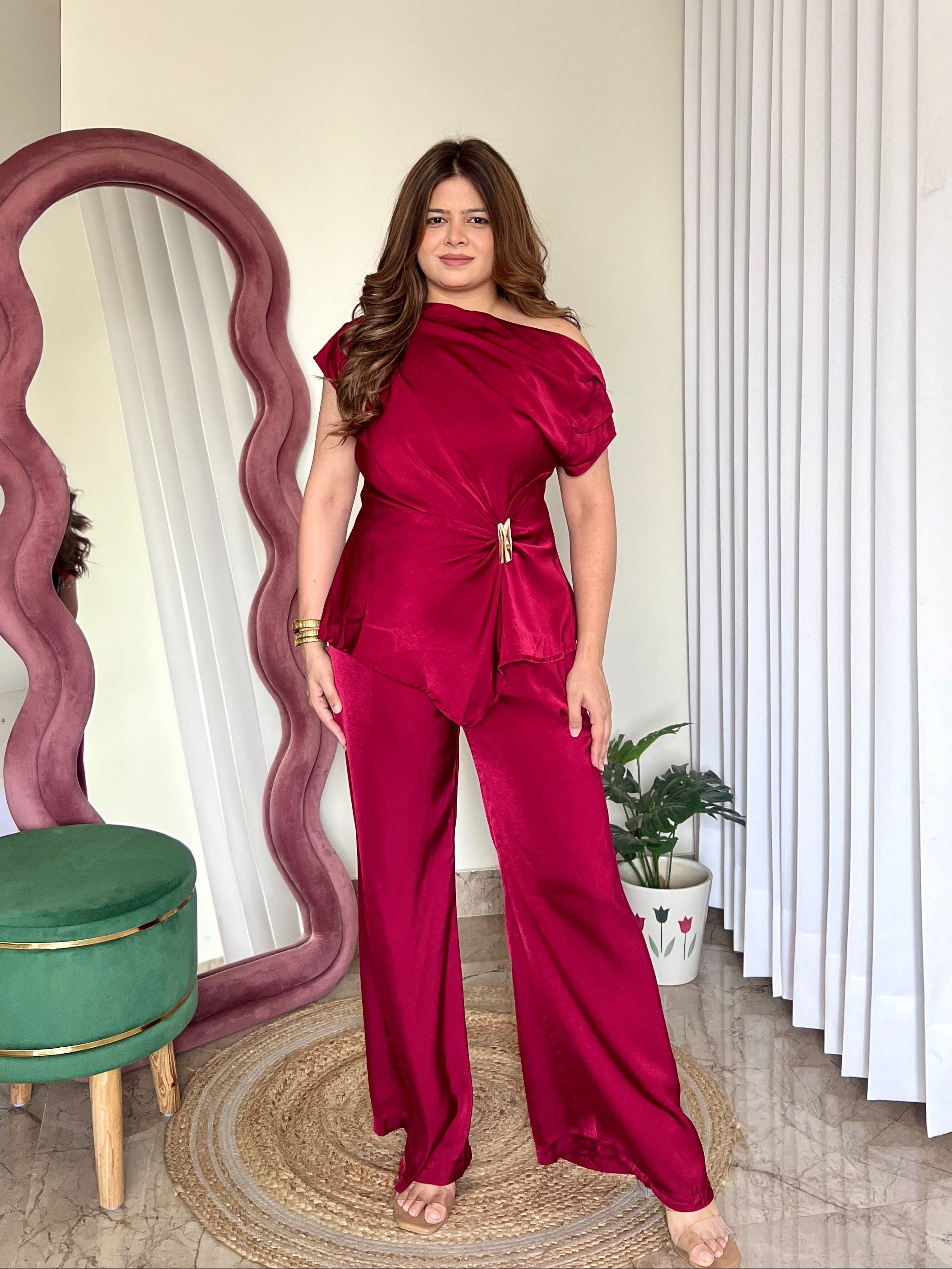 CALI SATIN COORD
