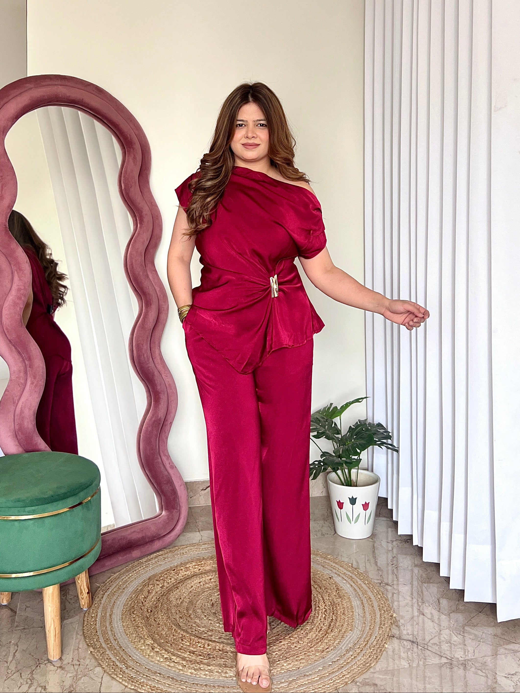 CALI SATIN COORD
