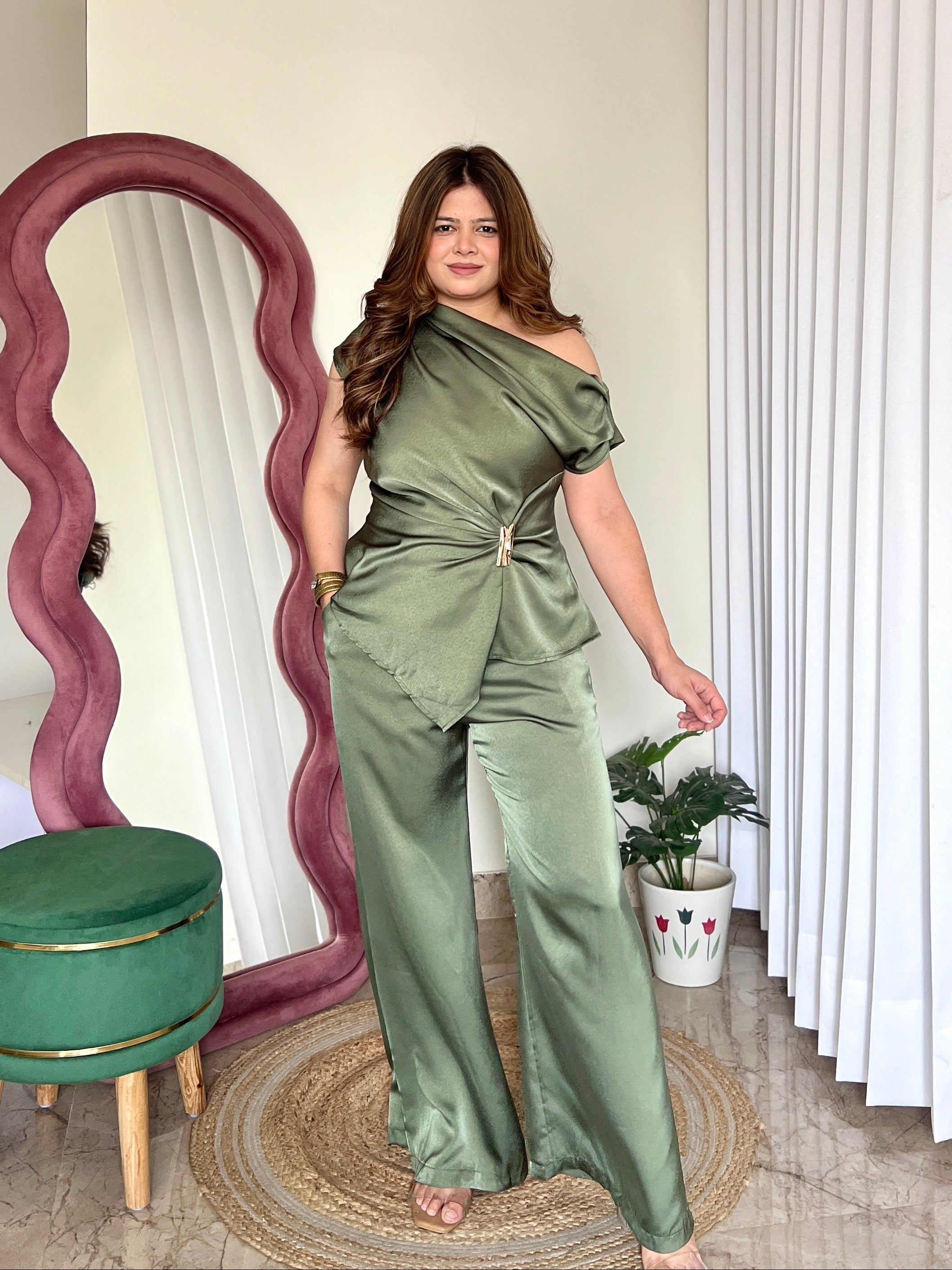 CALI SATIN COORD